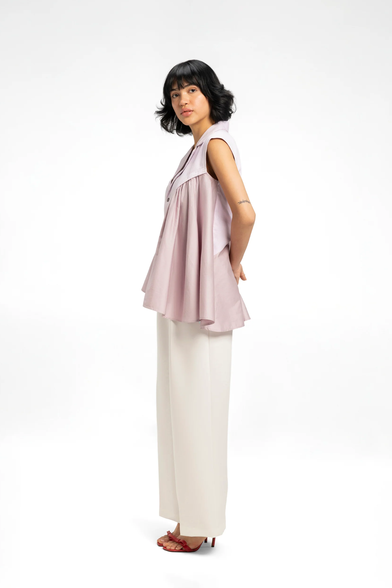 The Petal Drape Shirt