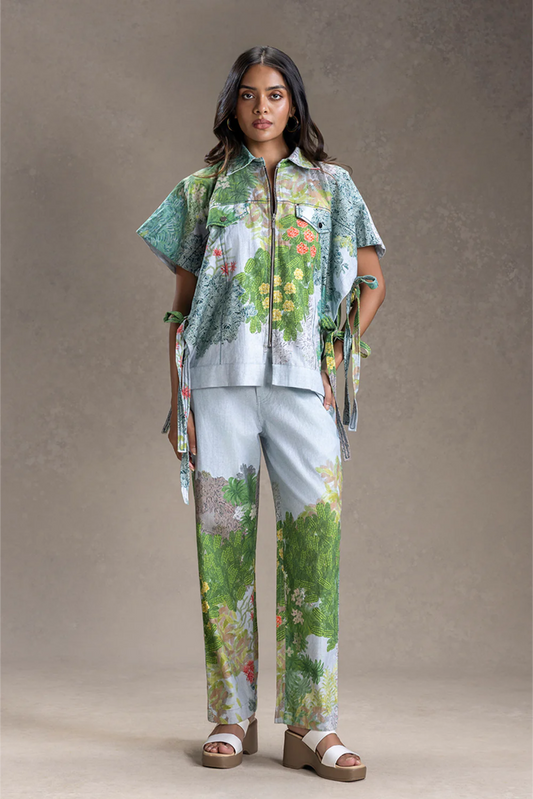 Blume Printed Shacket and Pants