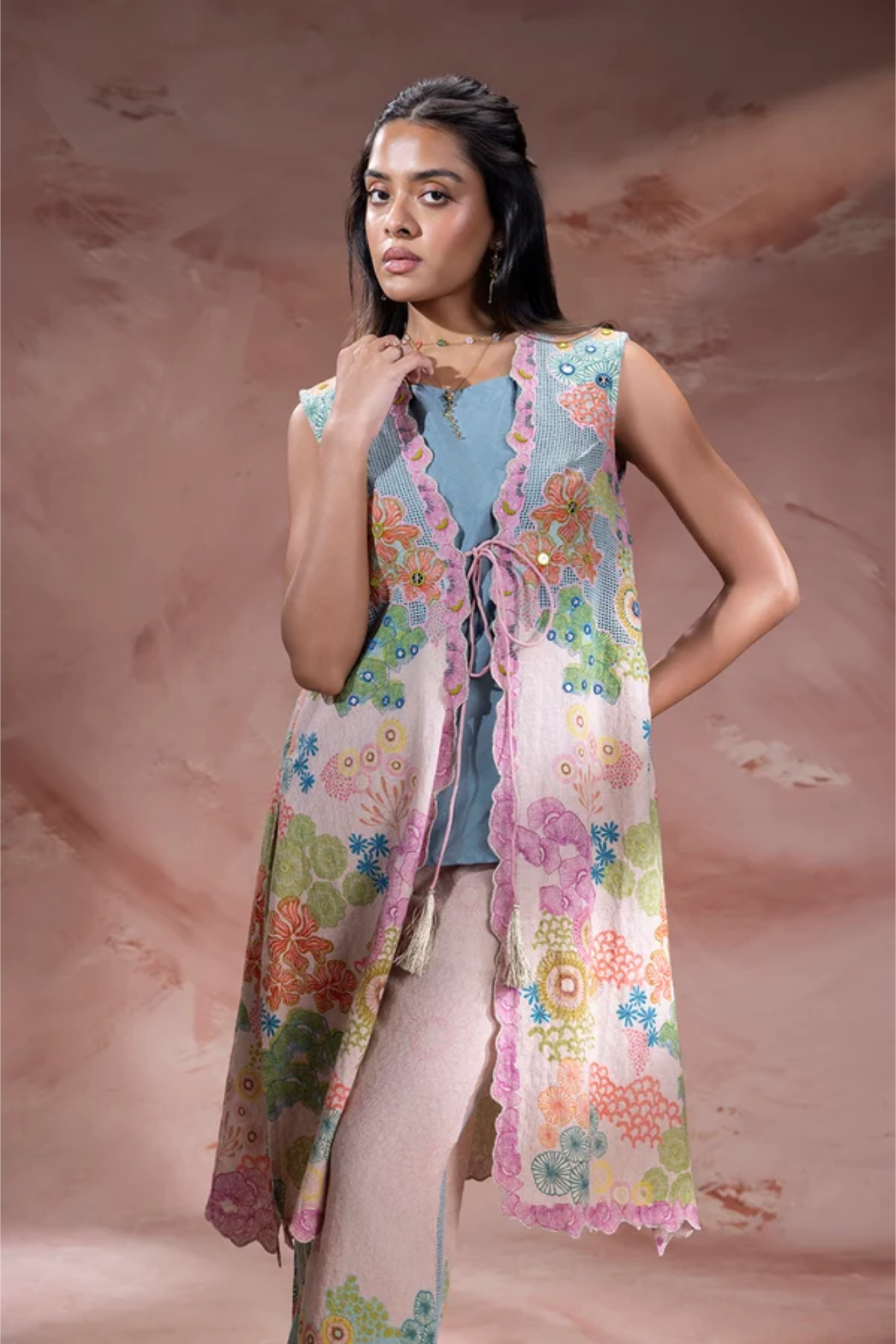 Kaia Embellished Jacket and Pants Set