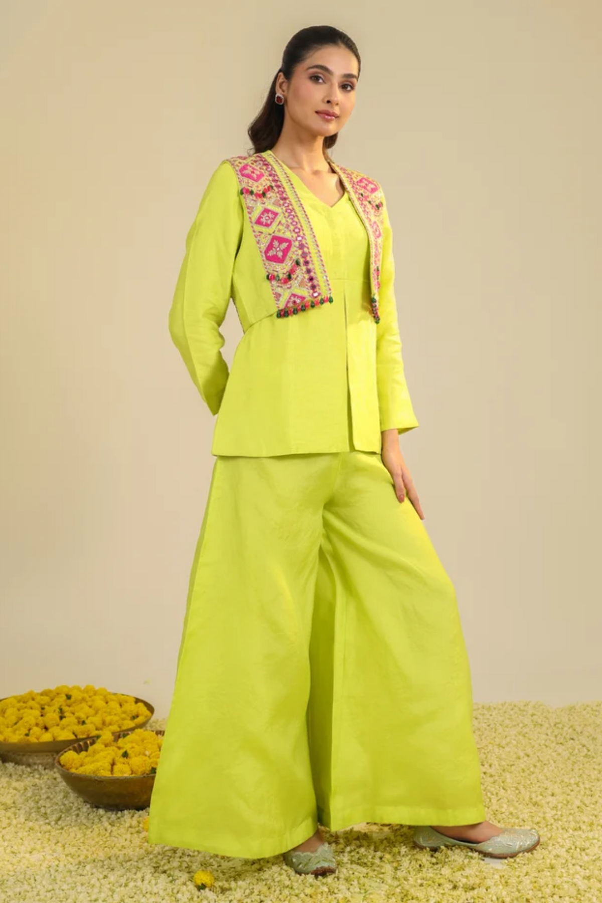 Yellow Hasi Coord Set