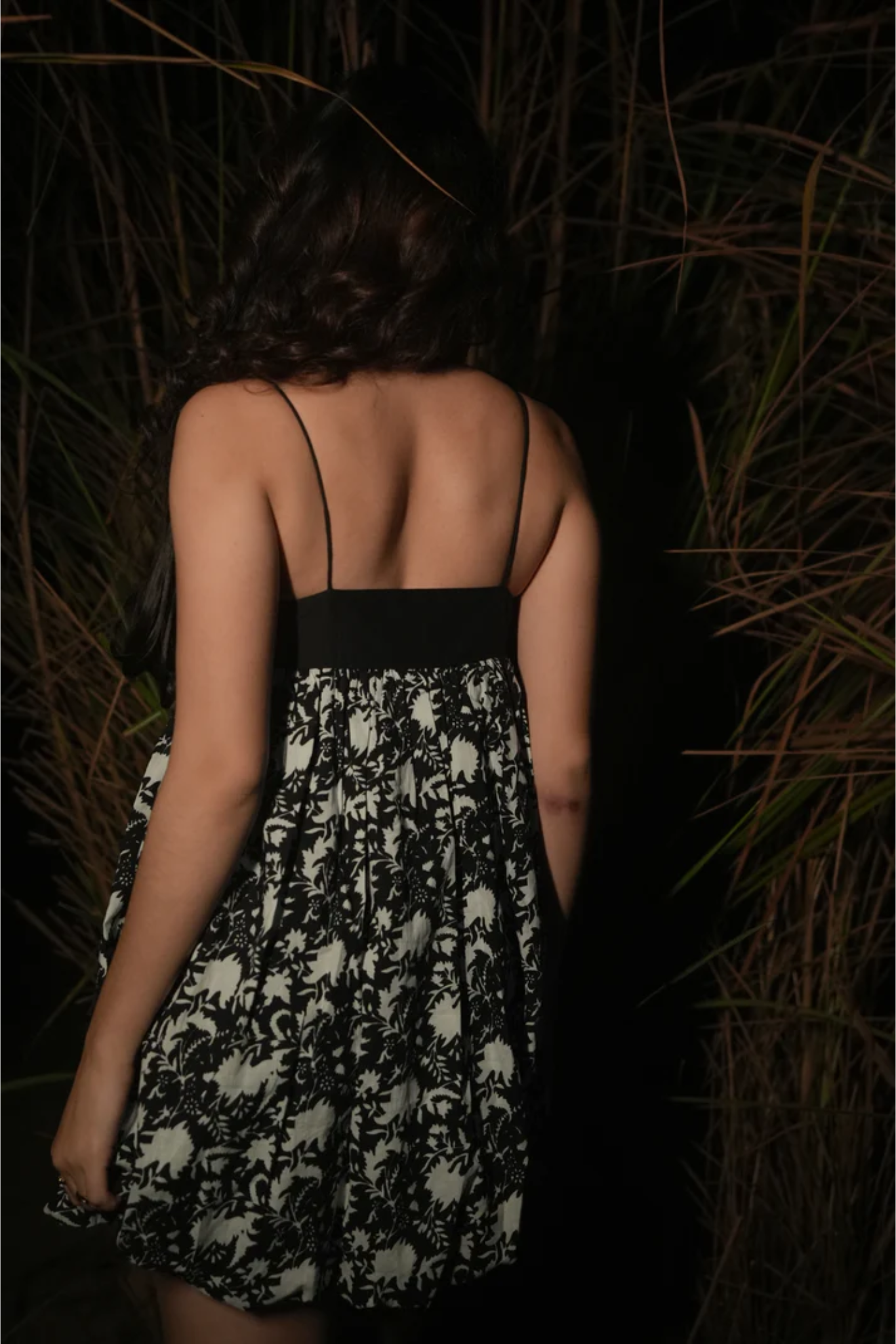 Zia Ballon Dress - Black
