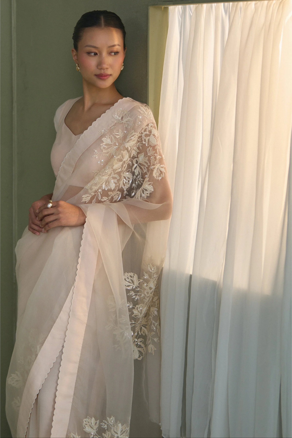 Shadow Sequins Saree