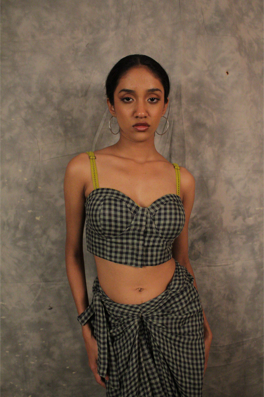 Choli top - Gingham