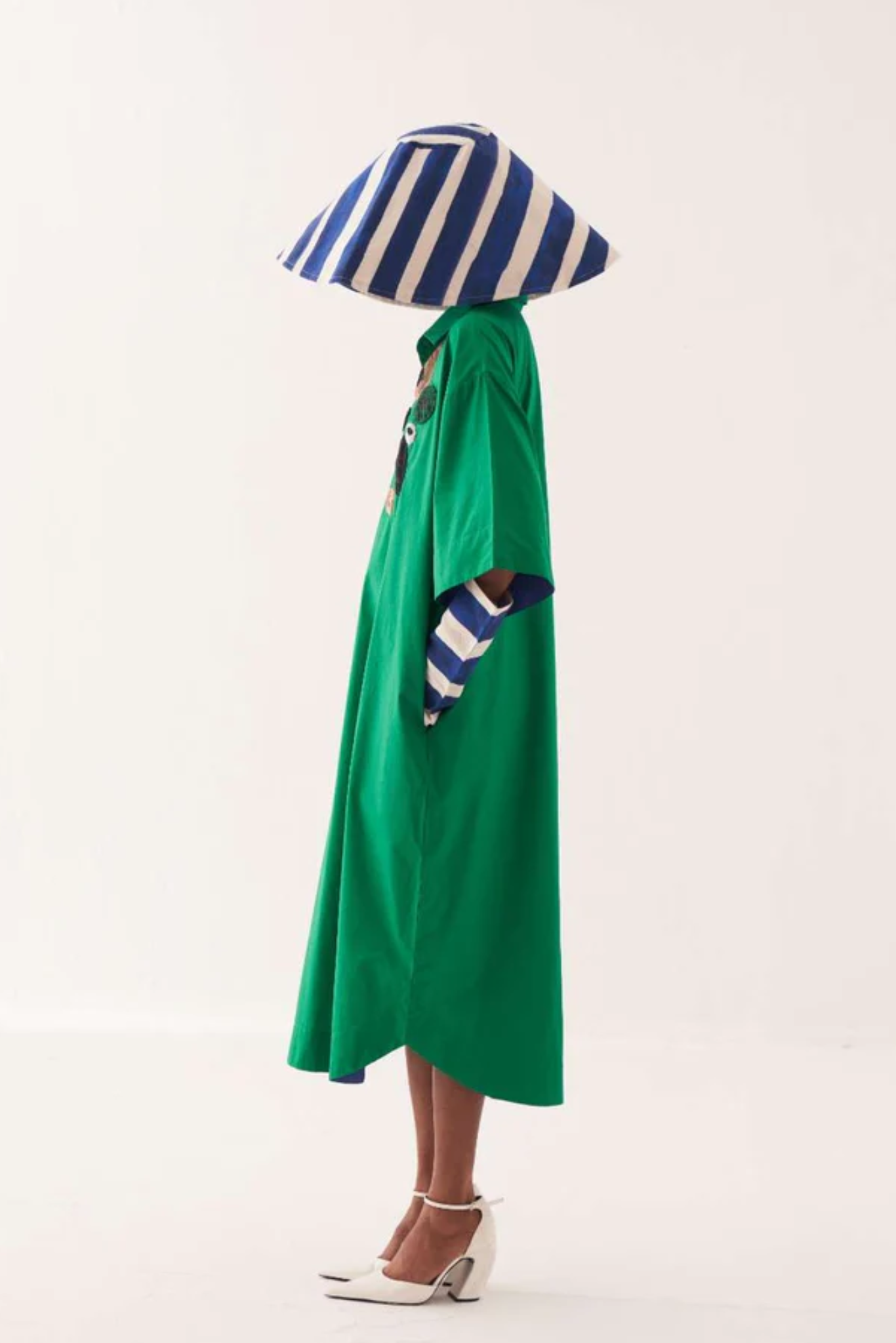 Emerald Embroidered Dress