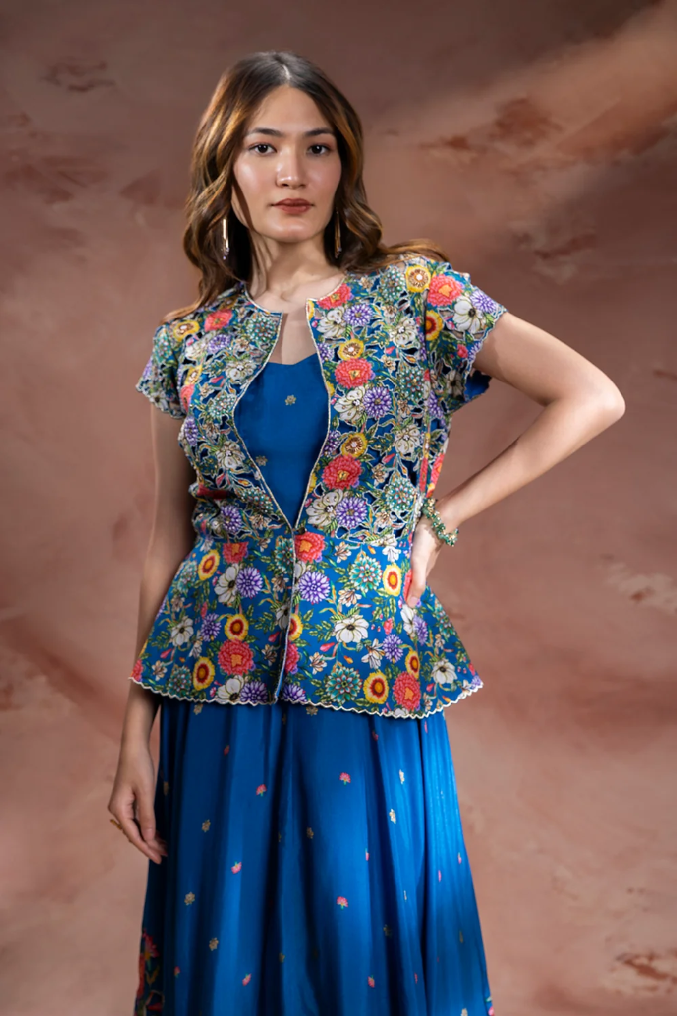 Baghira Embroidered Handkerchief Dress Set
