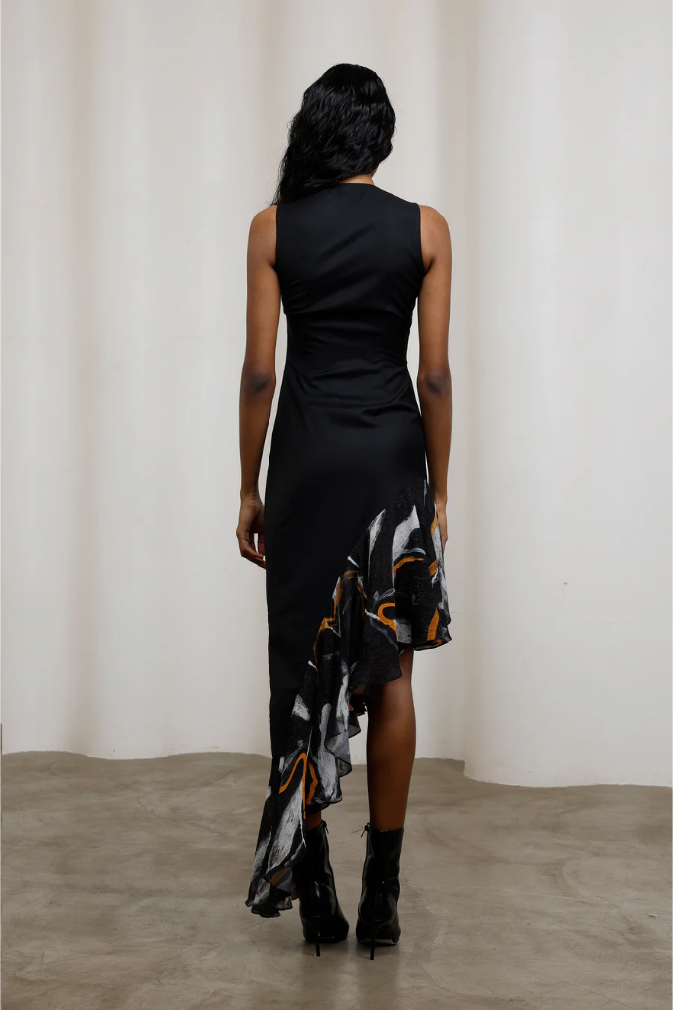 Kuro Asymmetrical Dress