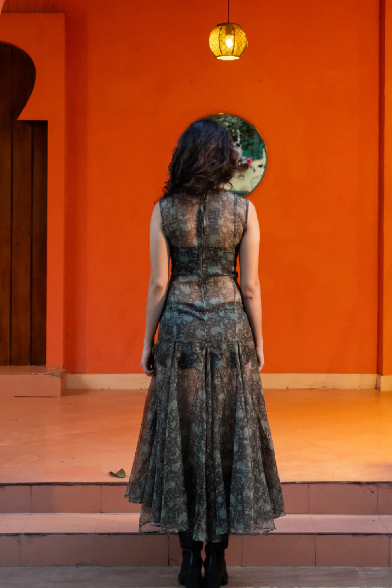 Siah Sheer Dress