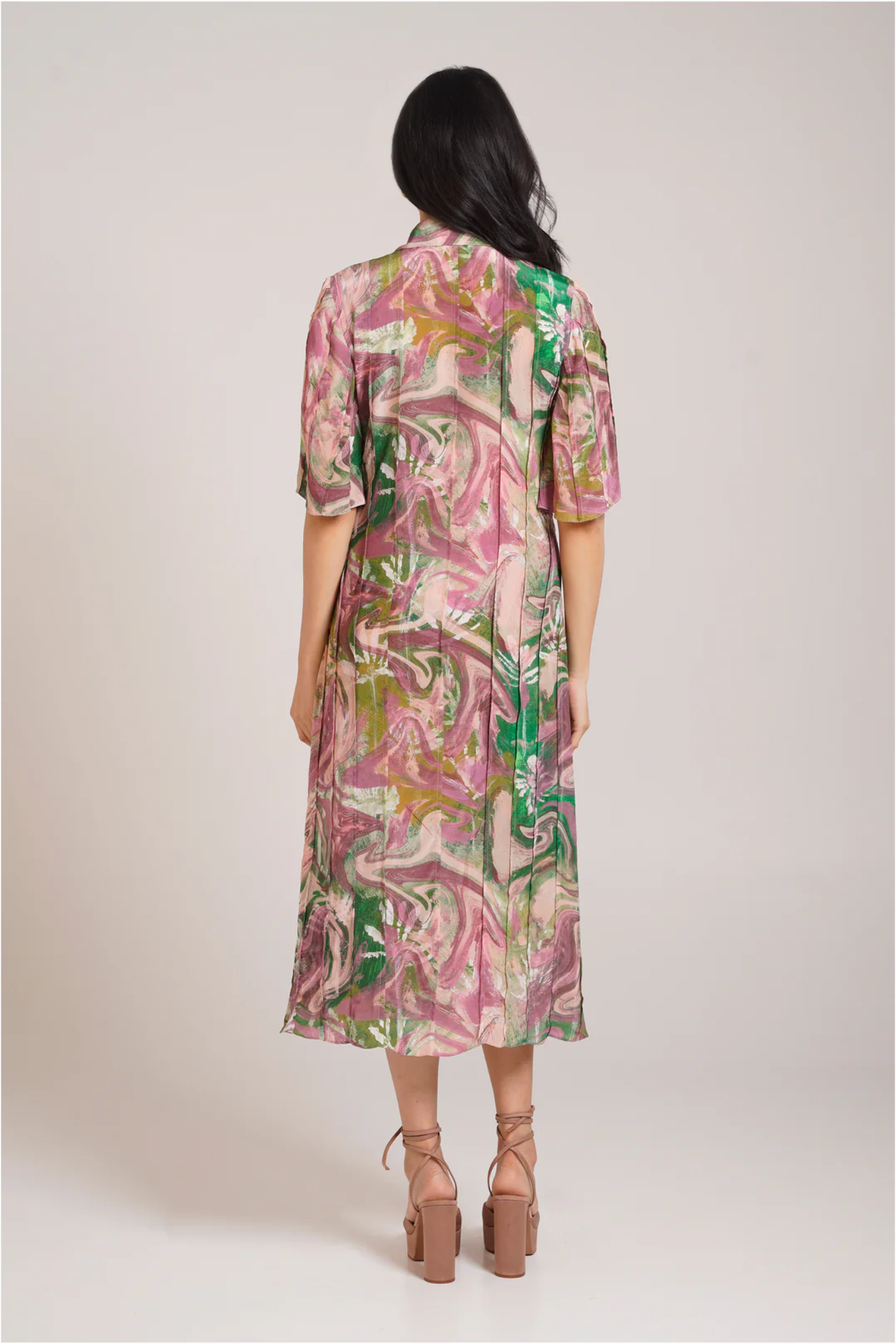 Ira Pleated Dress