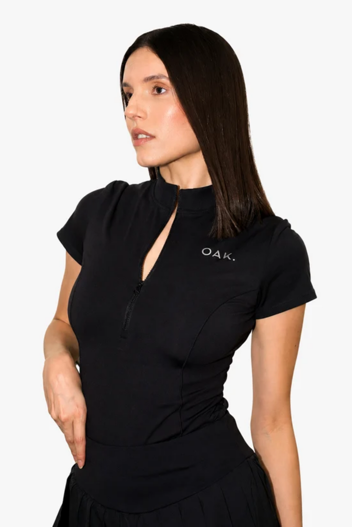 The Court Top in Black