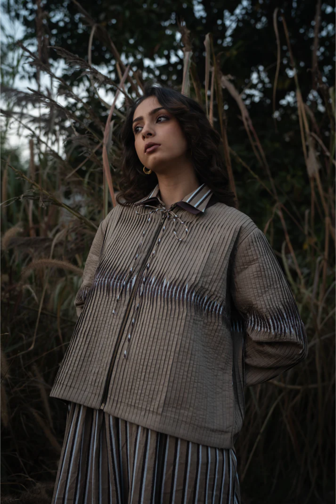 Dune Pleated Jacket