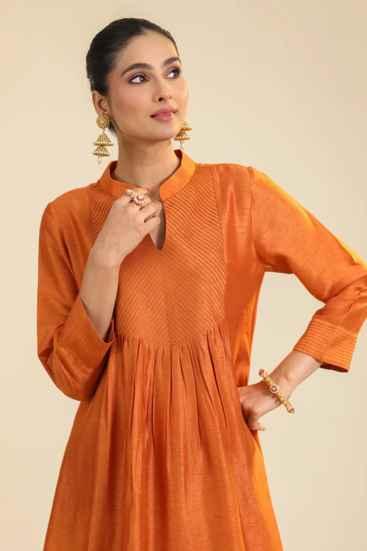 Rust Gumaan Kurta Set
