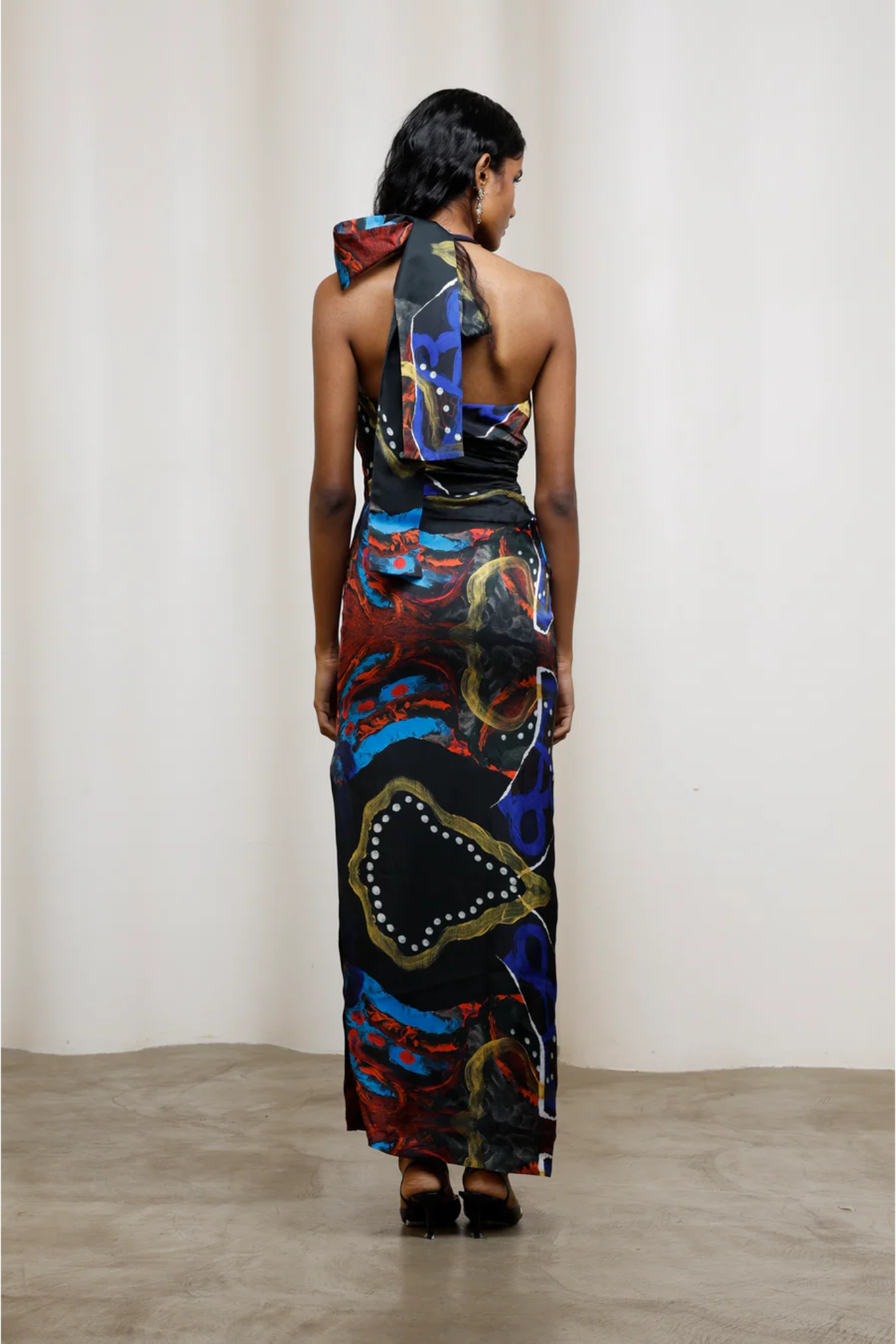 Saeri Tie-up Dress