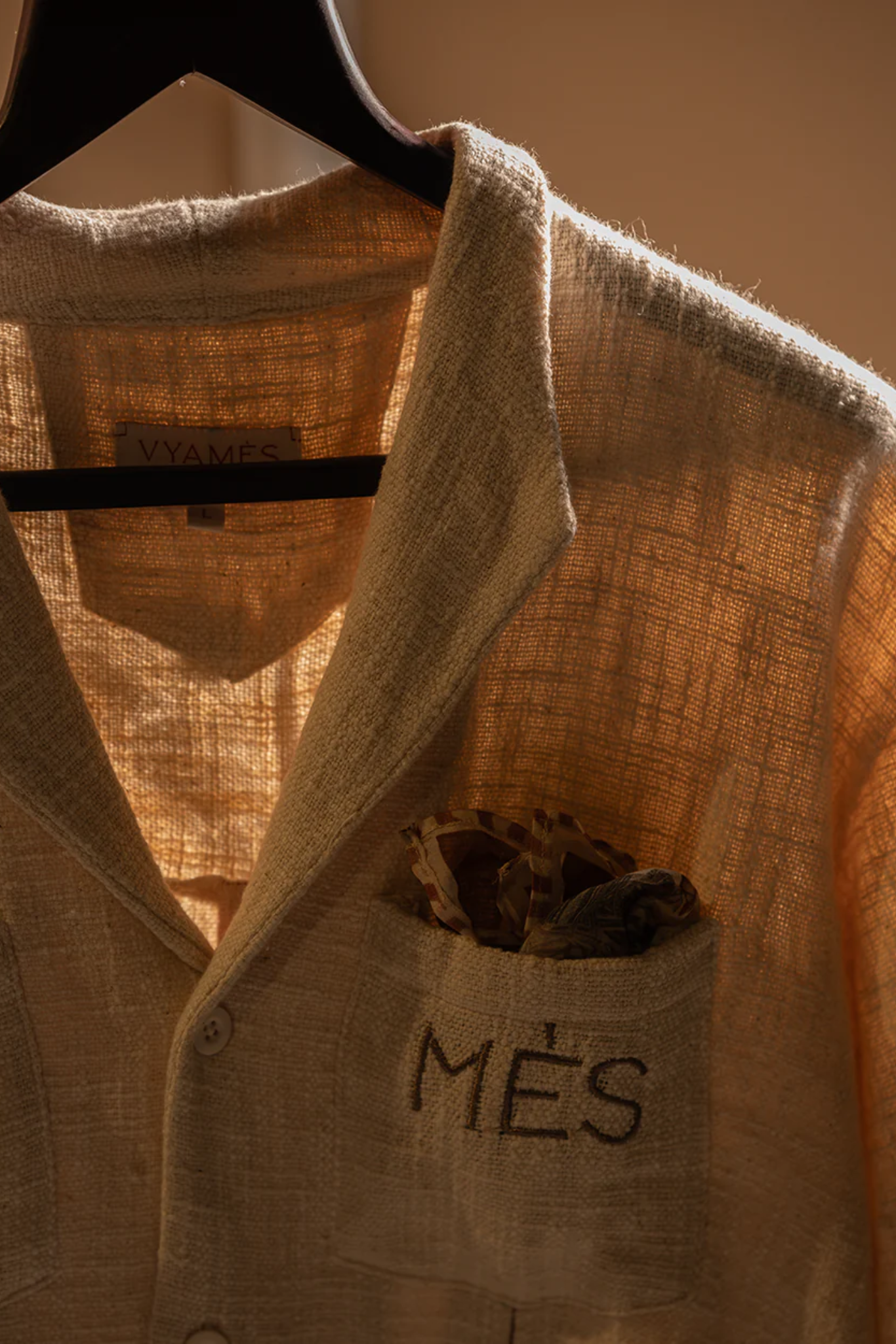 GRAINLINE SHIRT IN LOOM SLUB COTTON