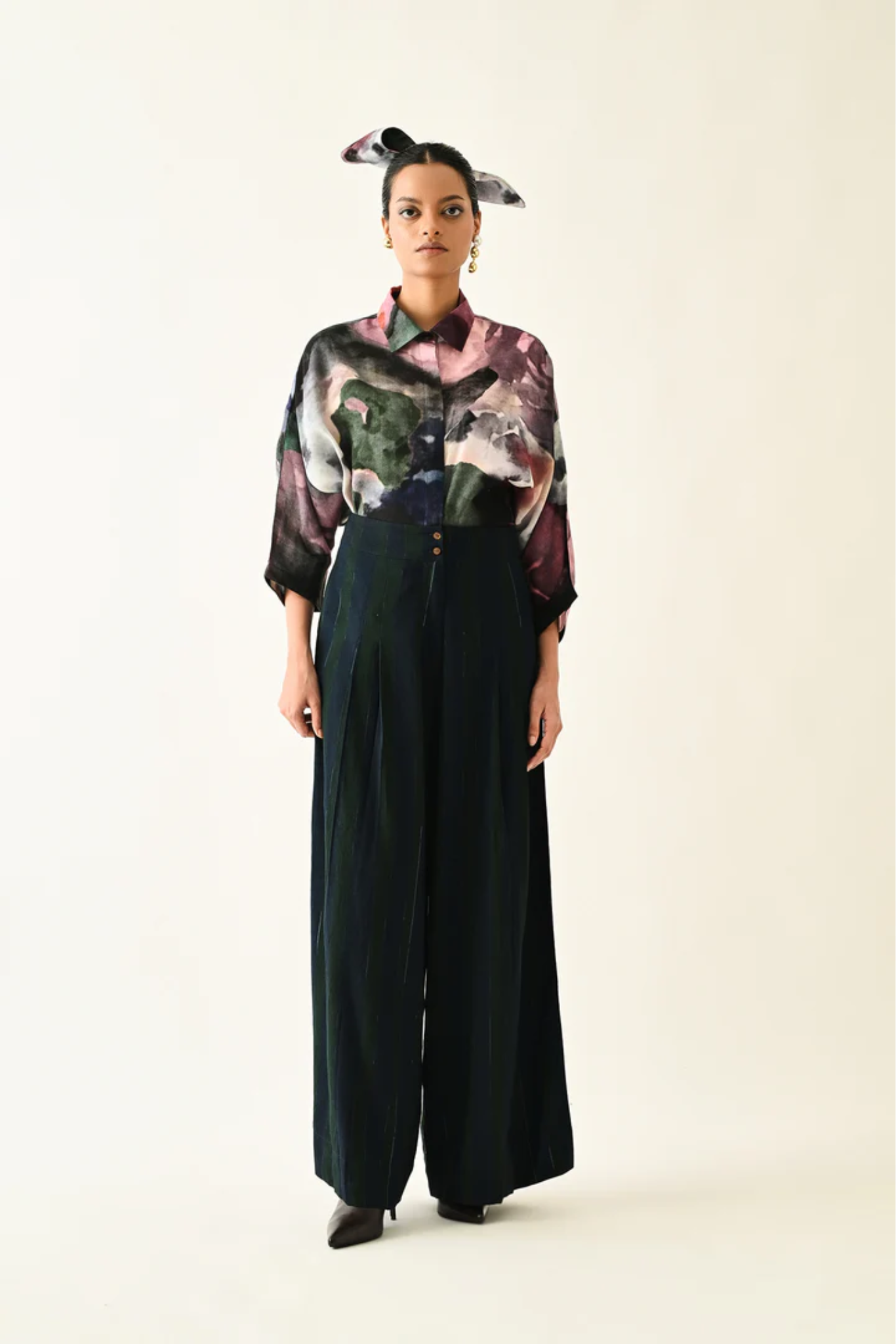 Navy Stripes PP Pant
