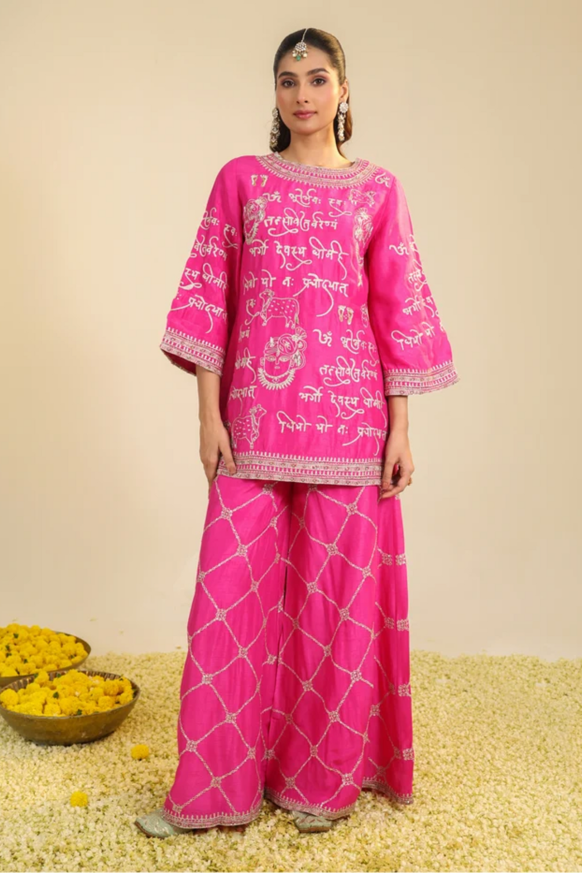 Pink Mehrban Kurta Set