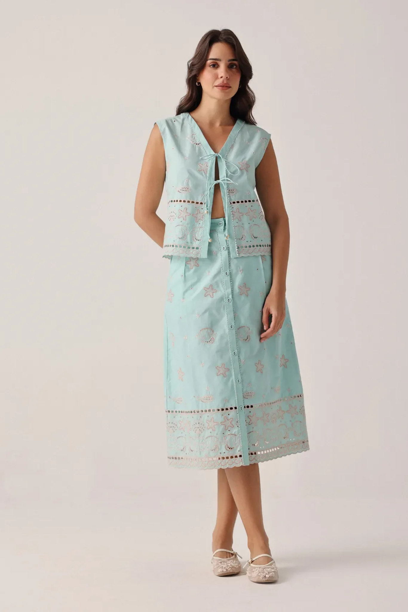 Kaia Top - Aqua