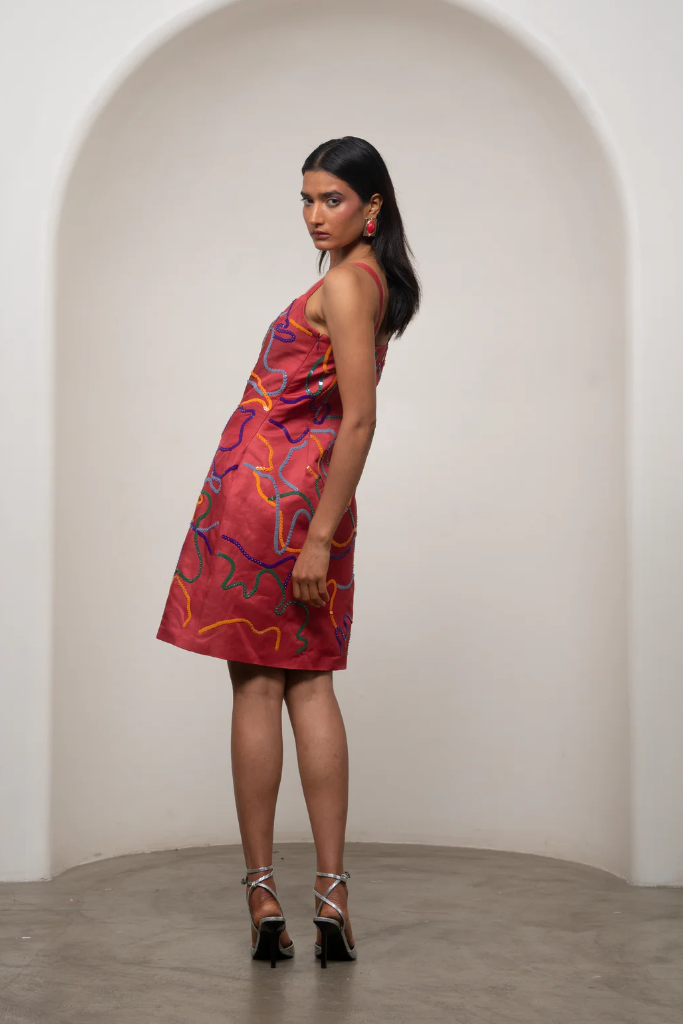Sena Embroidered Dress
