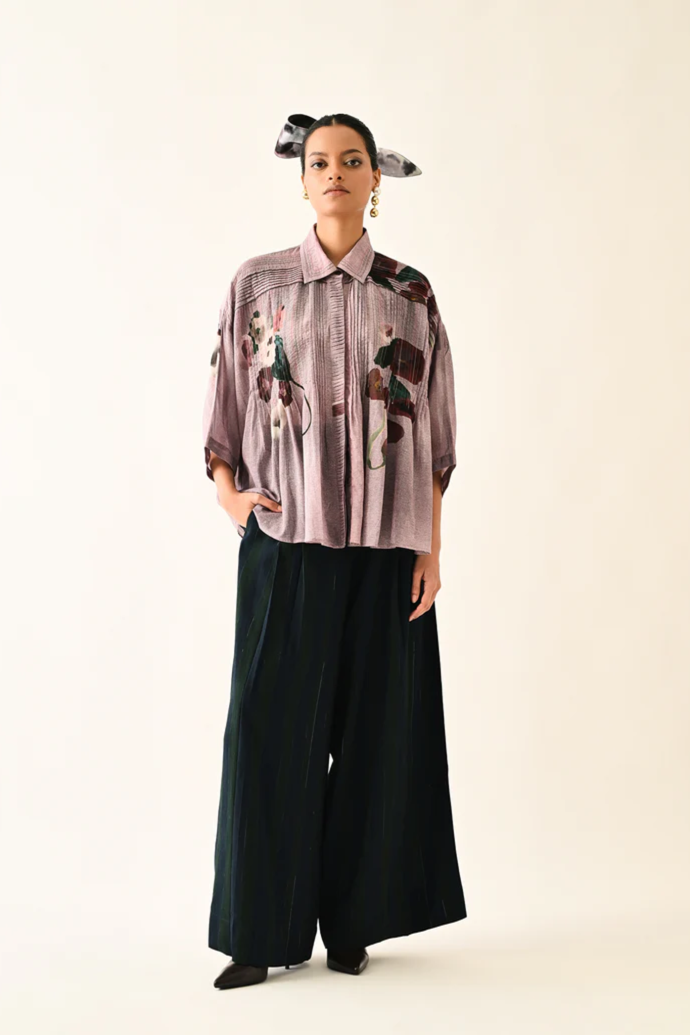 Dusk Pink Shirt Set