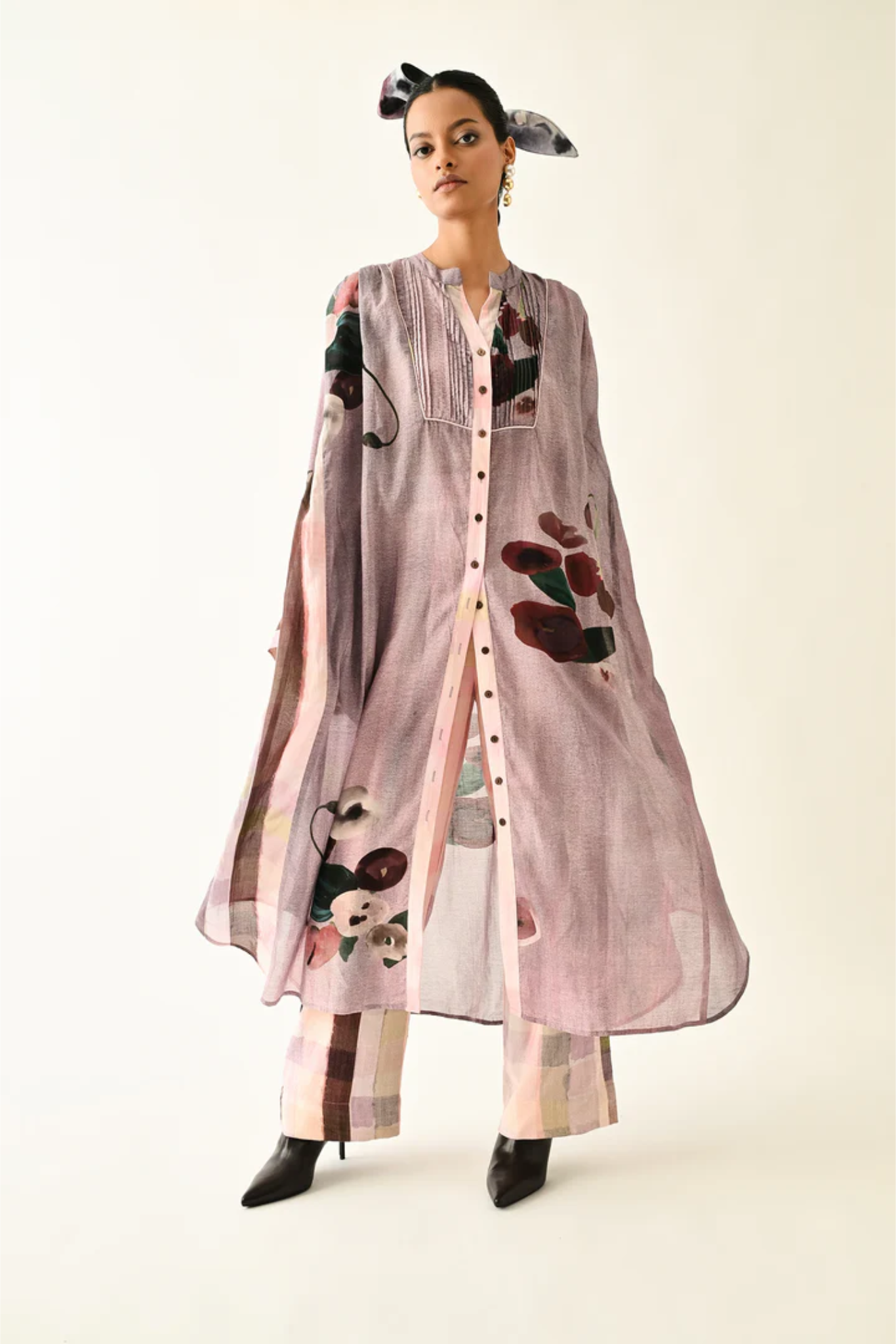 Dusk Pink Thistle Dress