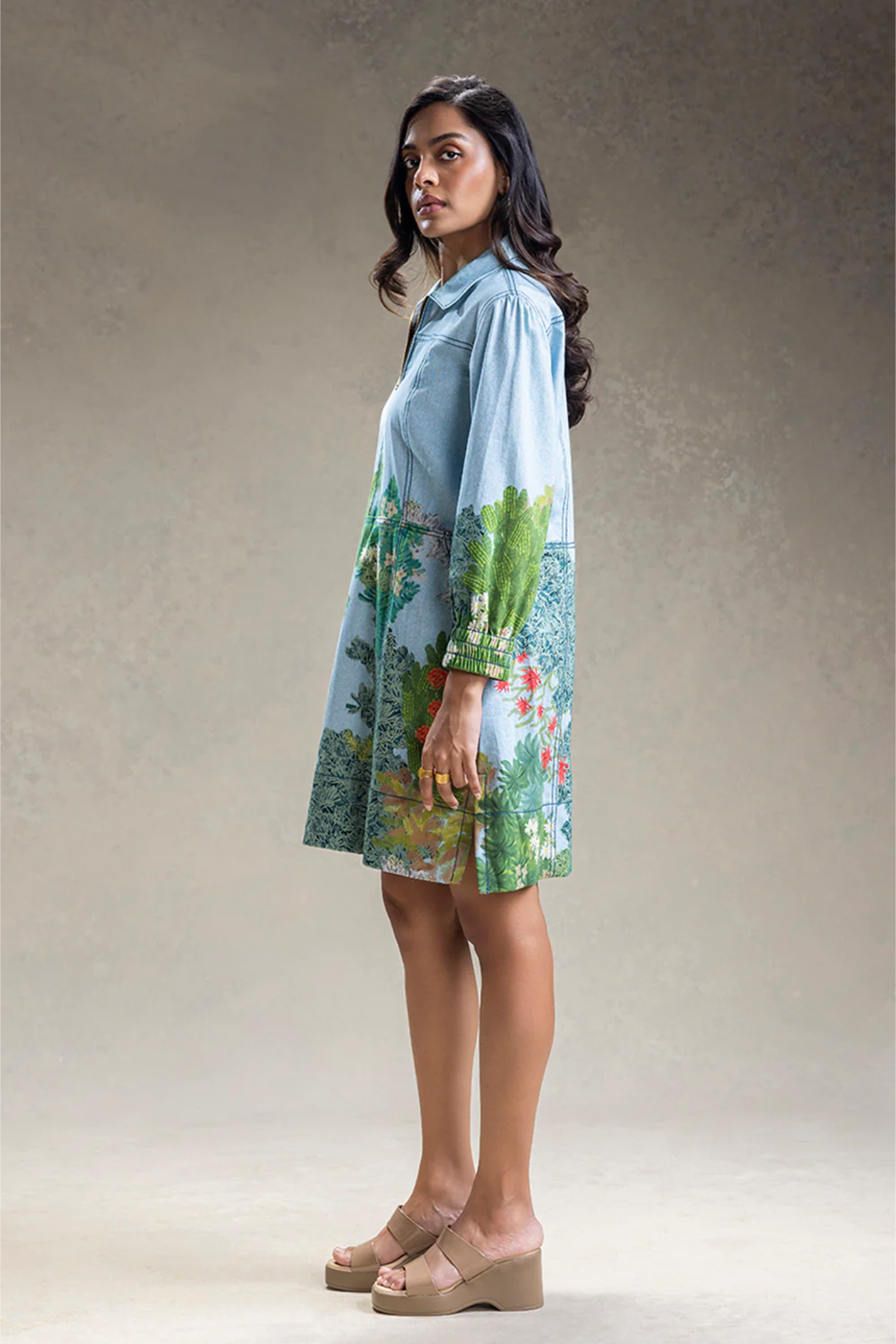 Blume Printed Boxy Dress