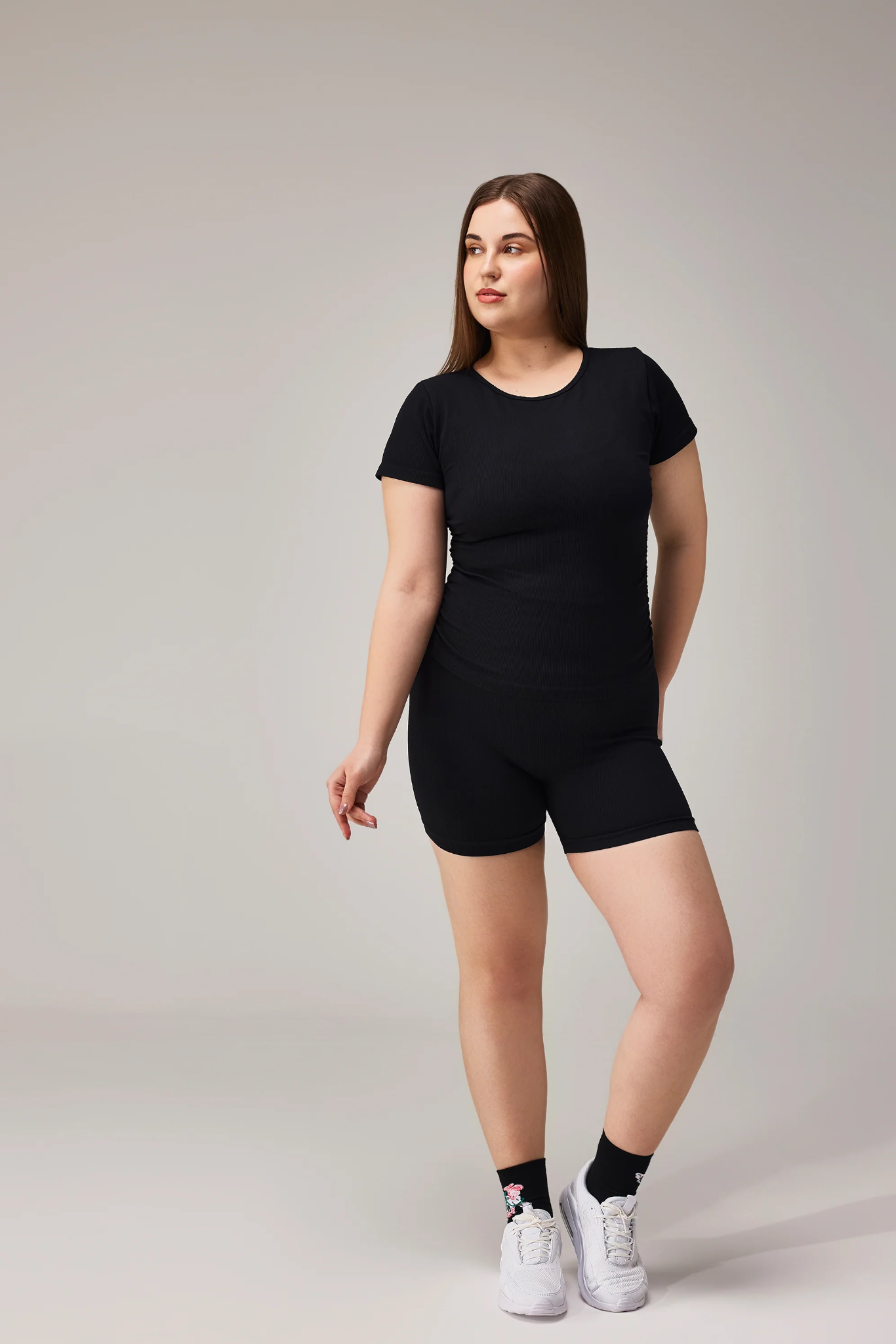 SEAMLESS TSHIRT - BLACK