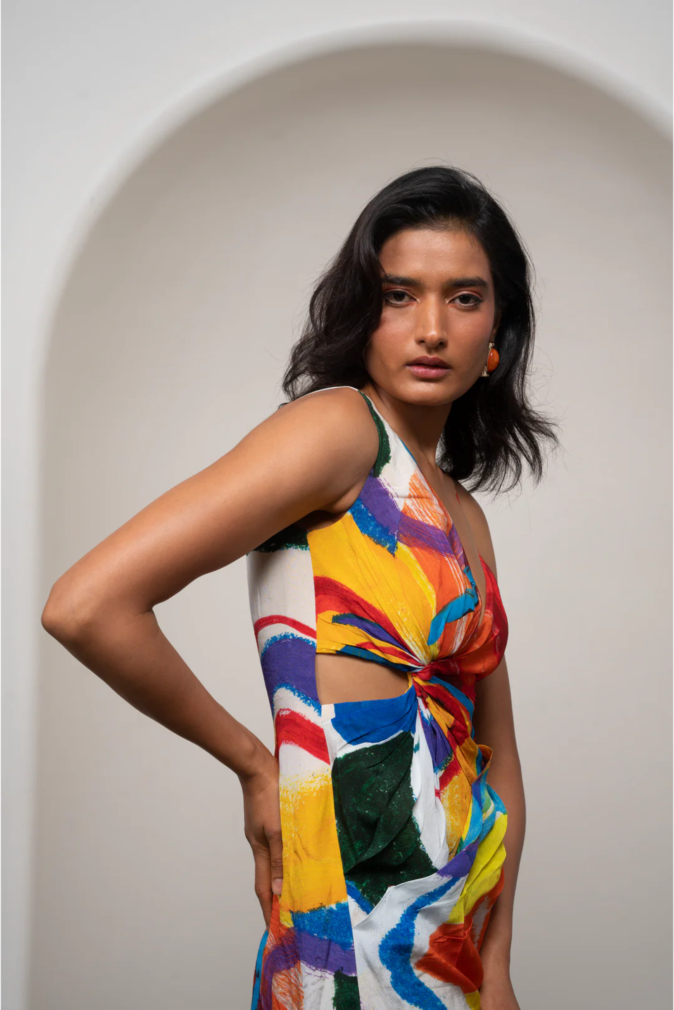 Ruel Draped Mini Dress