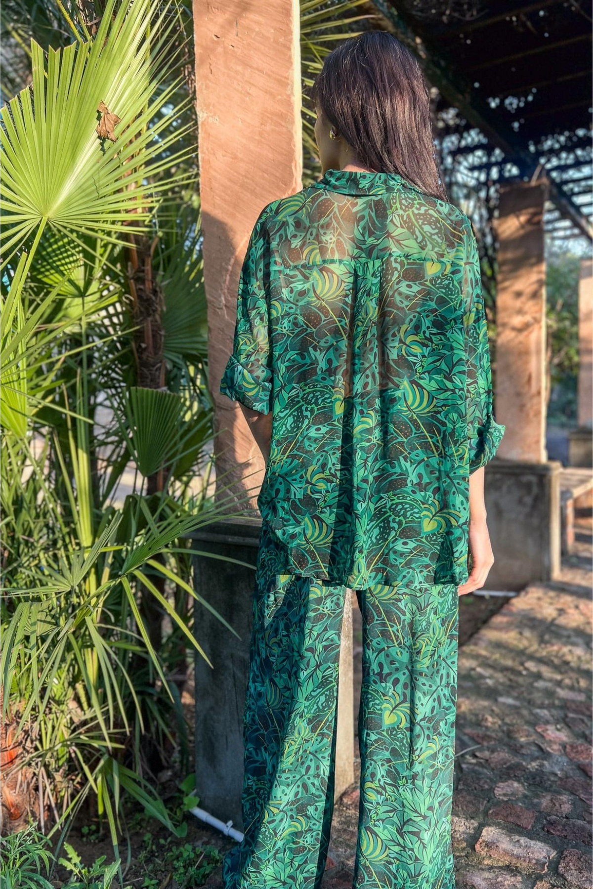 Lounge Trousers - Emerald Jungle
