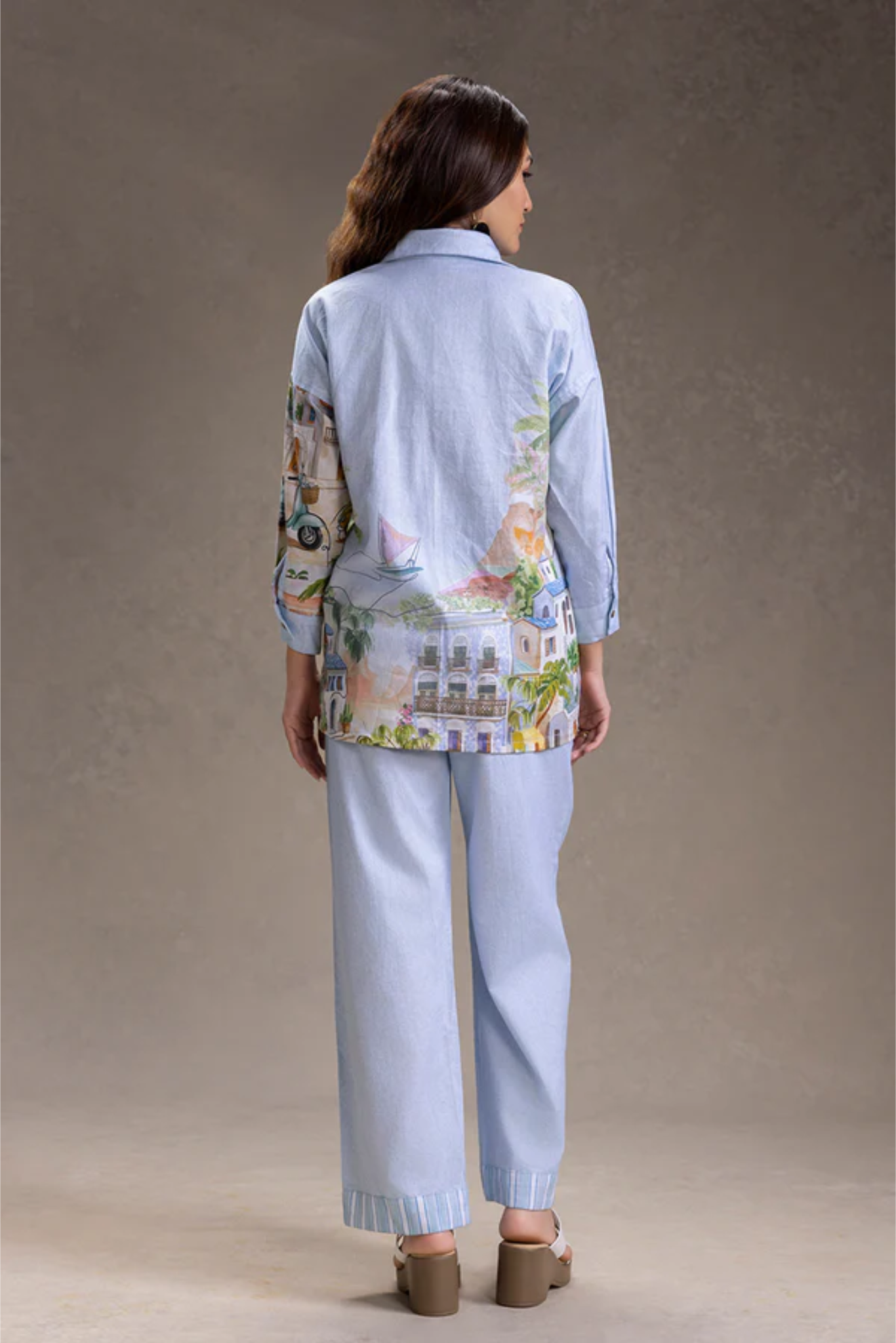 Reviera Printed Shirt and Pants