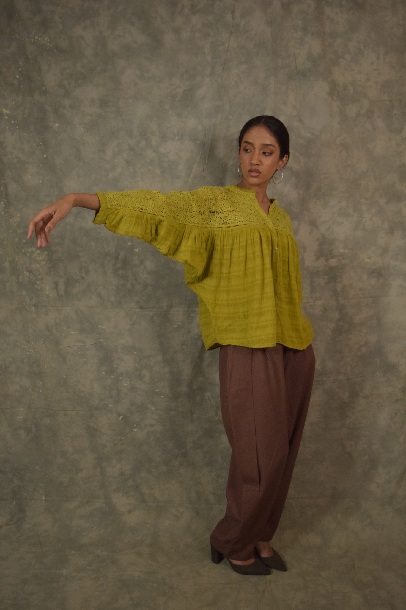 Kefi Wing Shirt - Golden Rod