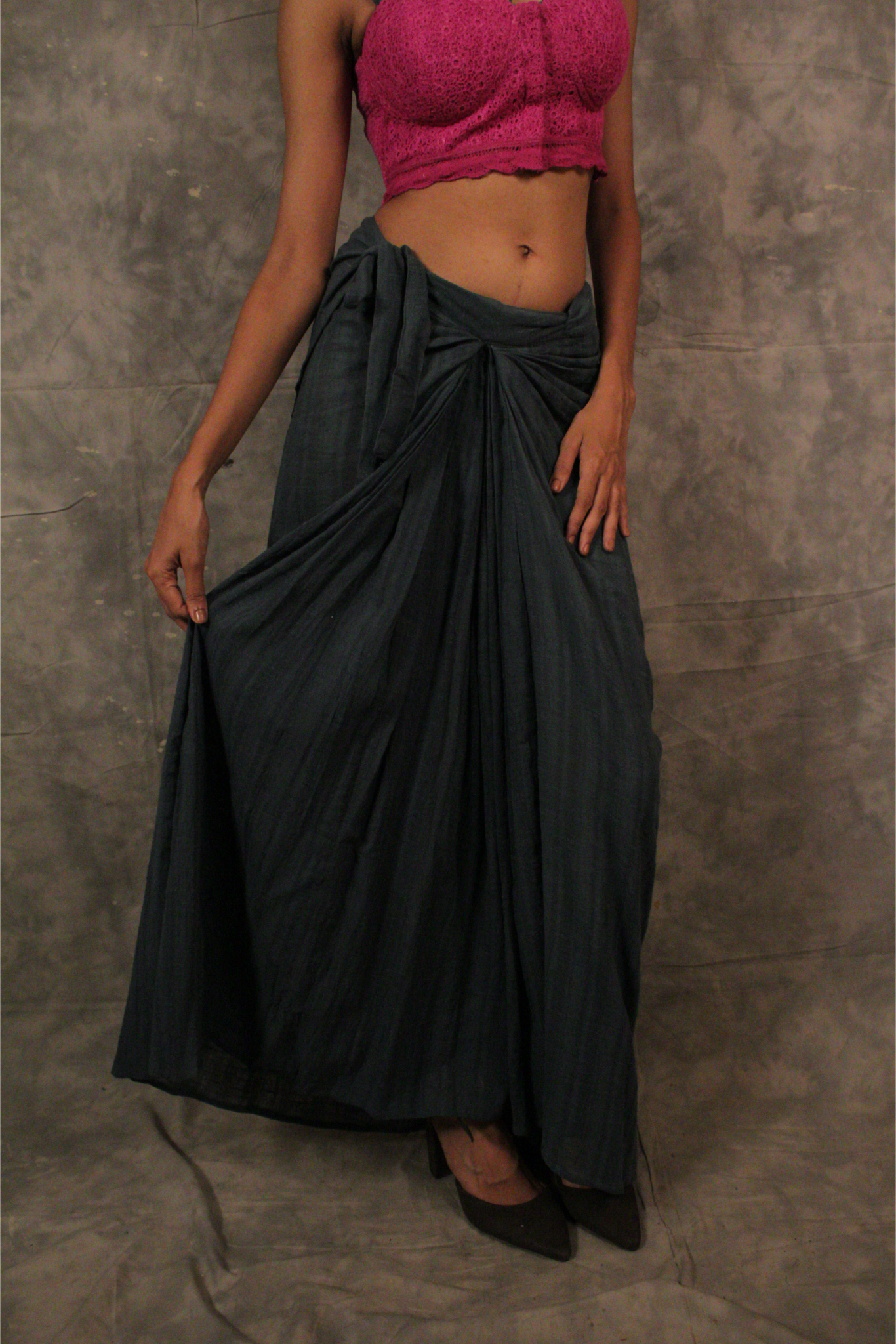 Antaria wrap skirt - Lapiz