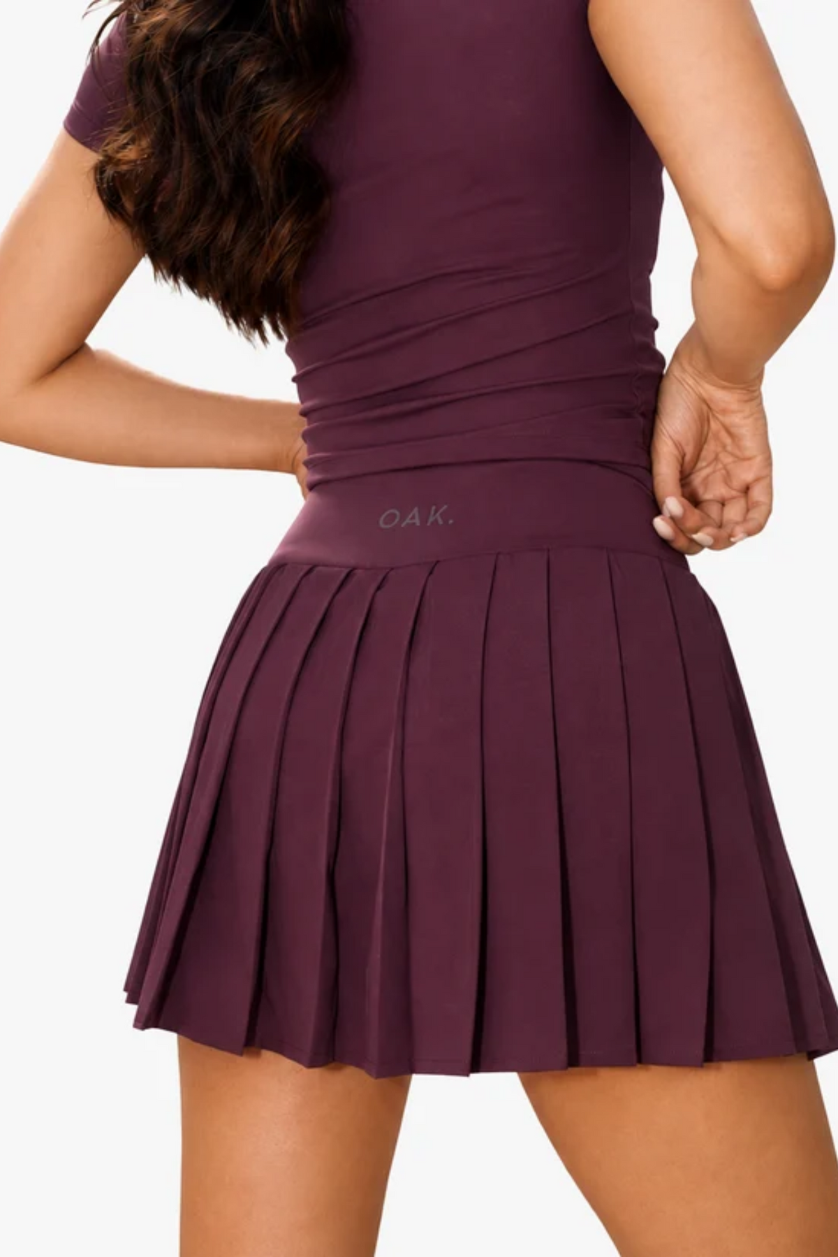 The Court Skort in Grape Purple