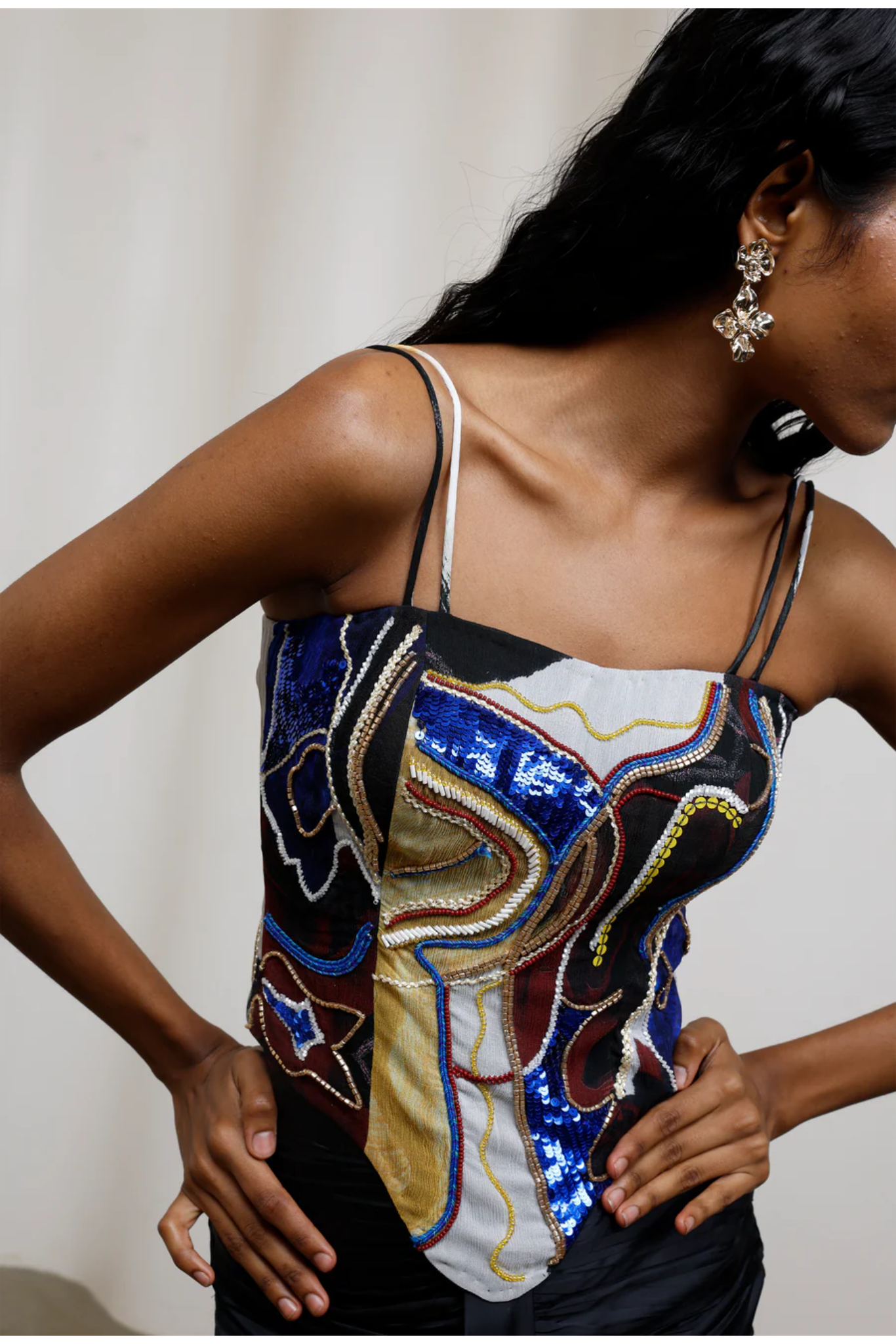 Kiyo Embroidered Corset