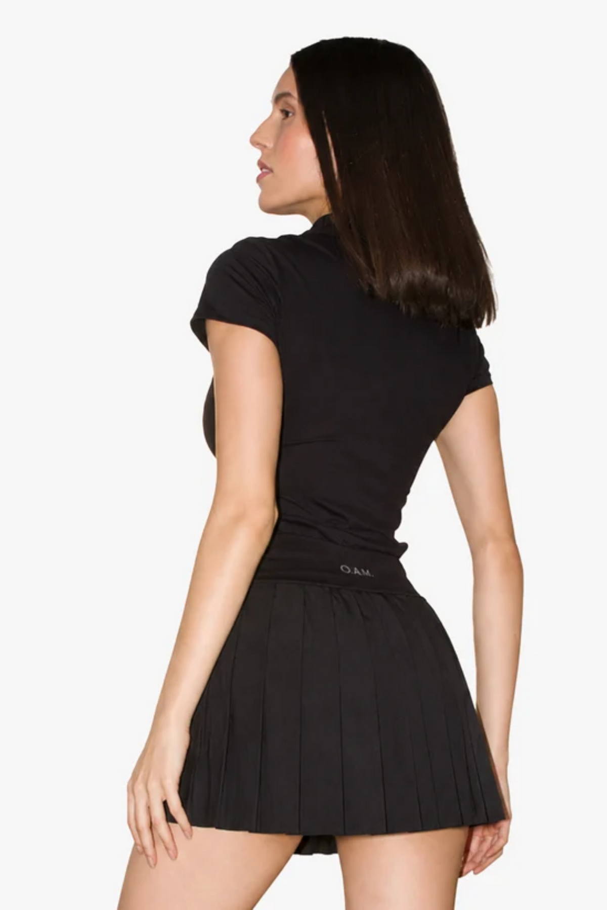 The Court Top in Black
