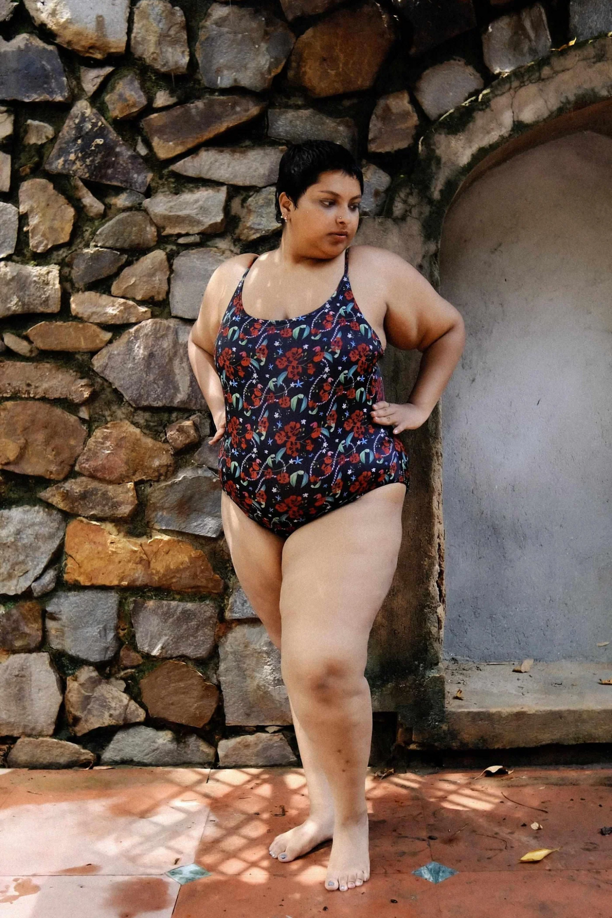 One Piece Swimsuit - Royal Poinciana