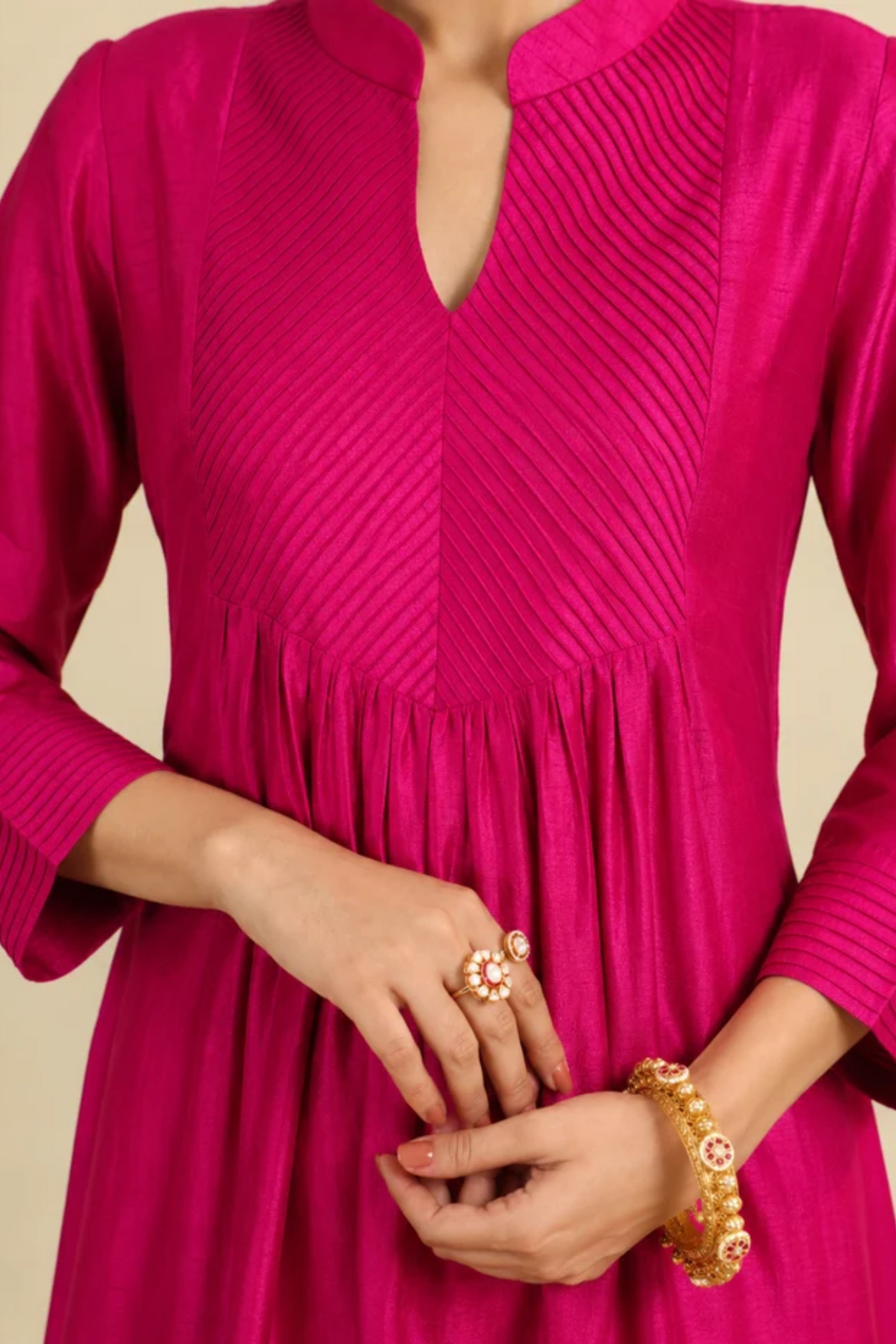Rani Pink Gumaan Kurta Set