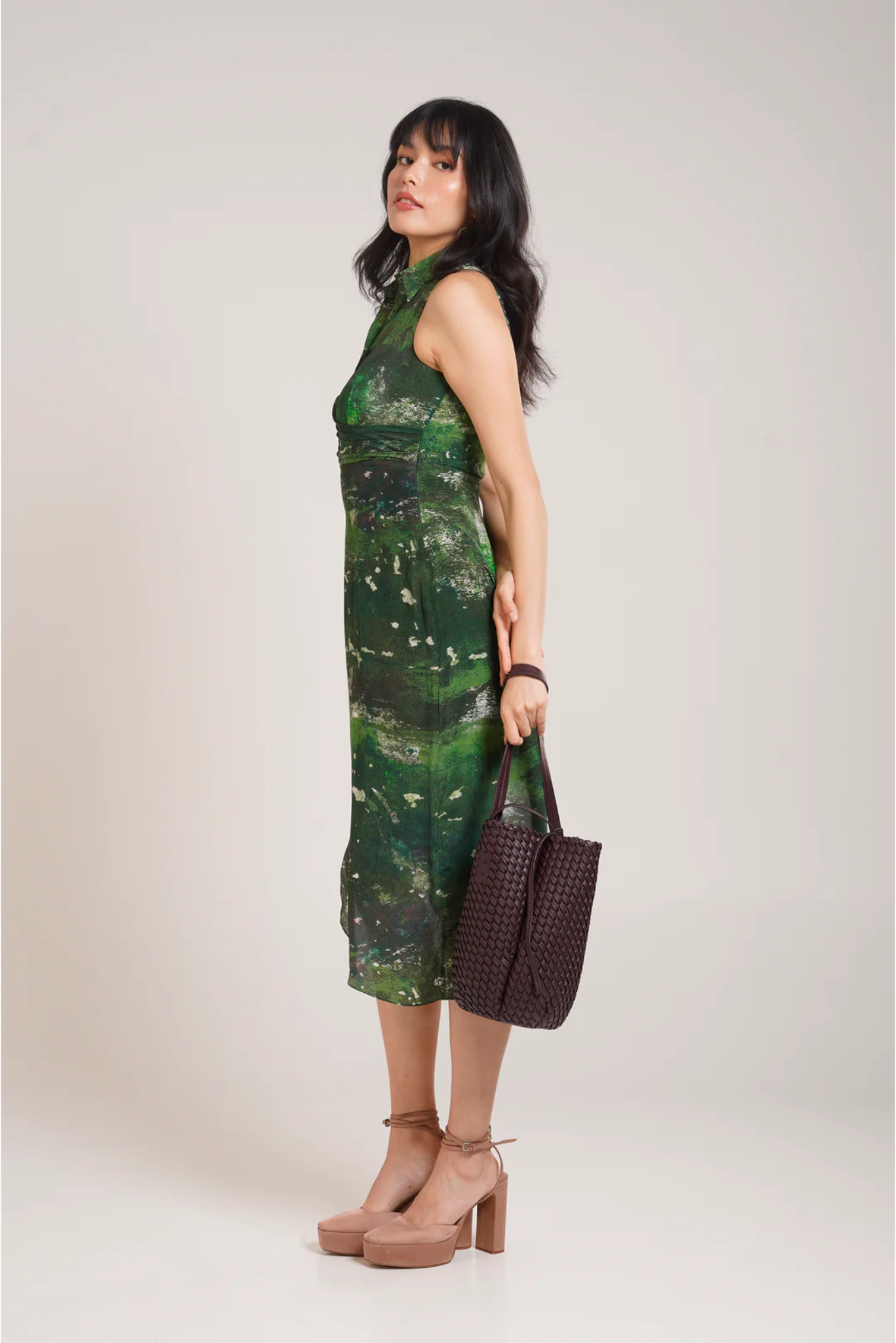 Sage Shirt Dress