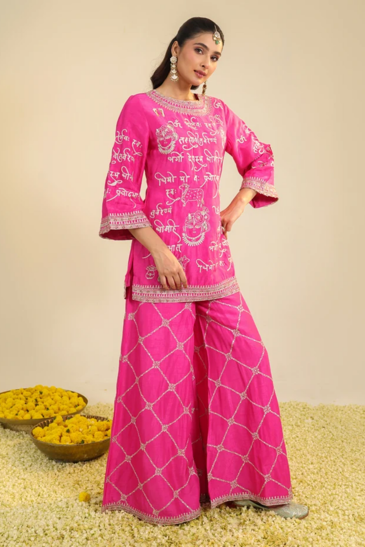Pink Mehrban Kurta Set