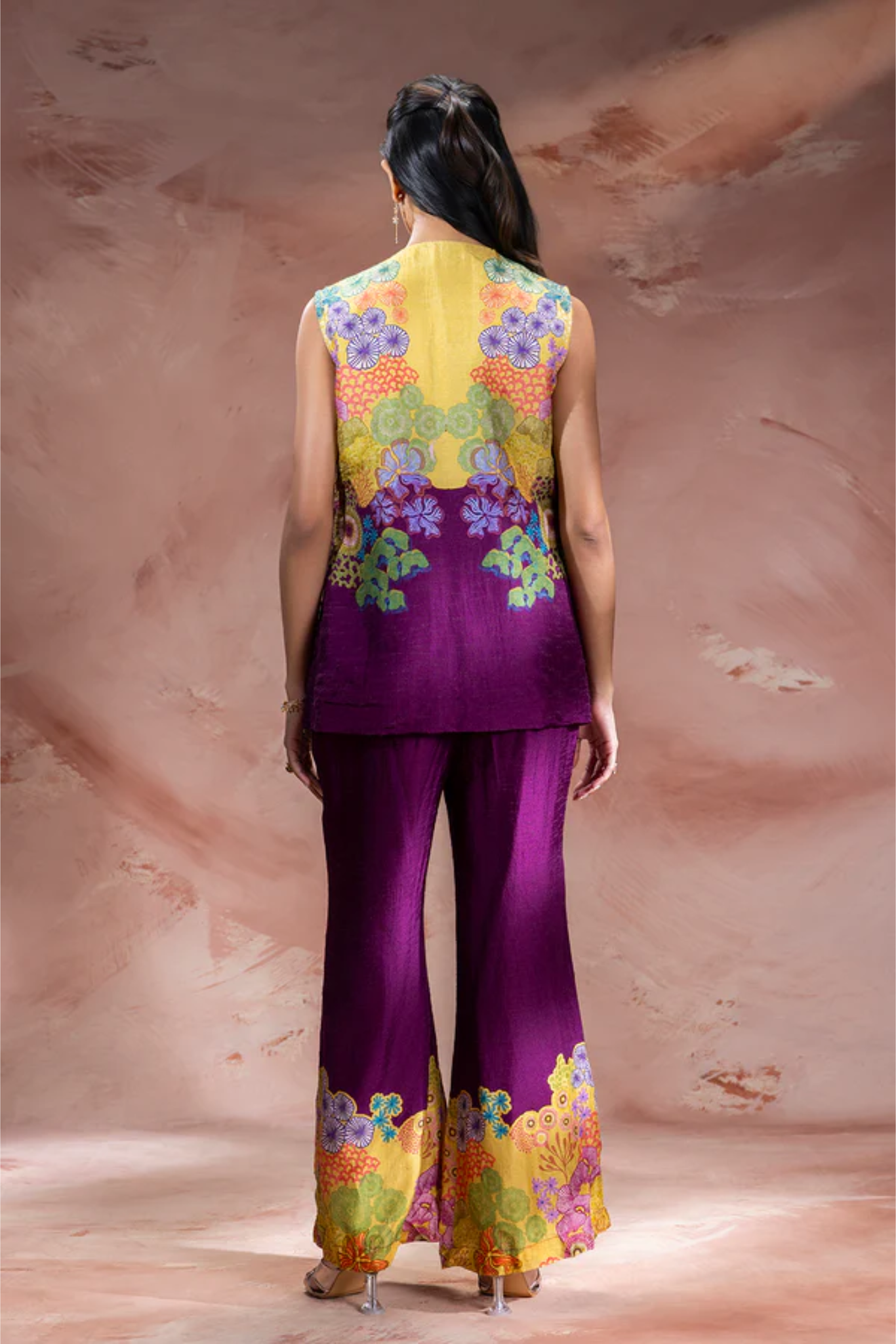 Kaia Embroidered Top with Bootcut Pants