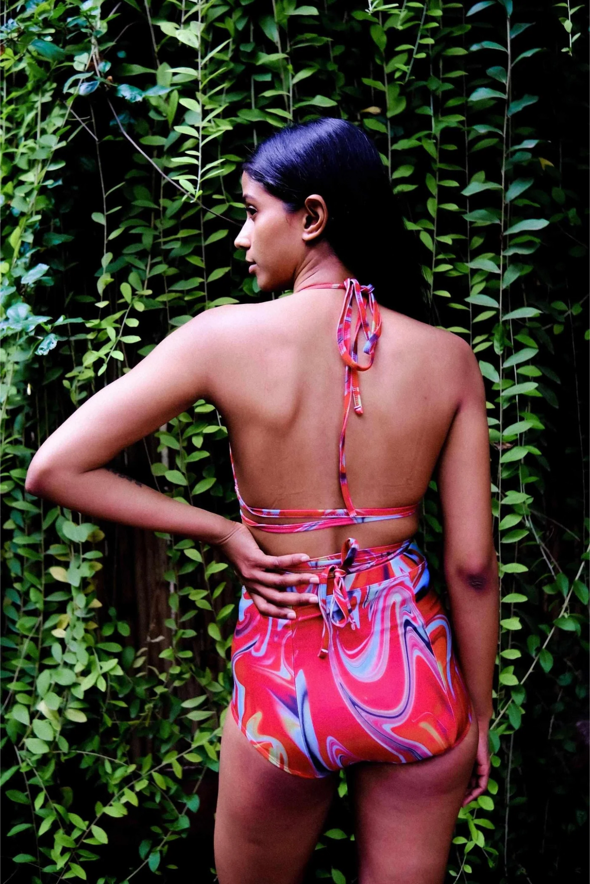 Cayenne Wave High Waist Bikini Bottom