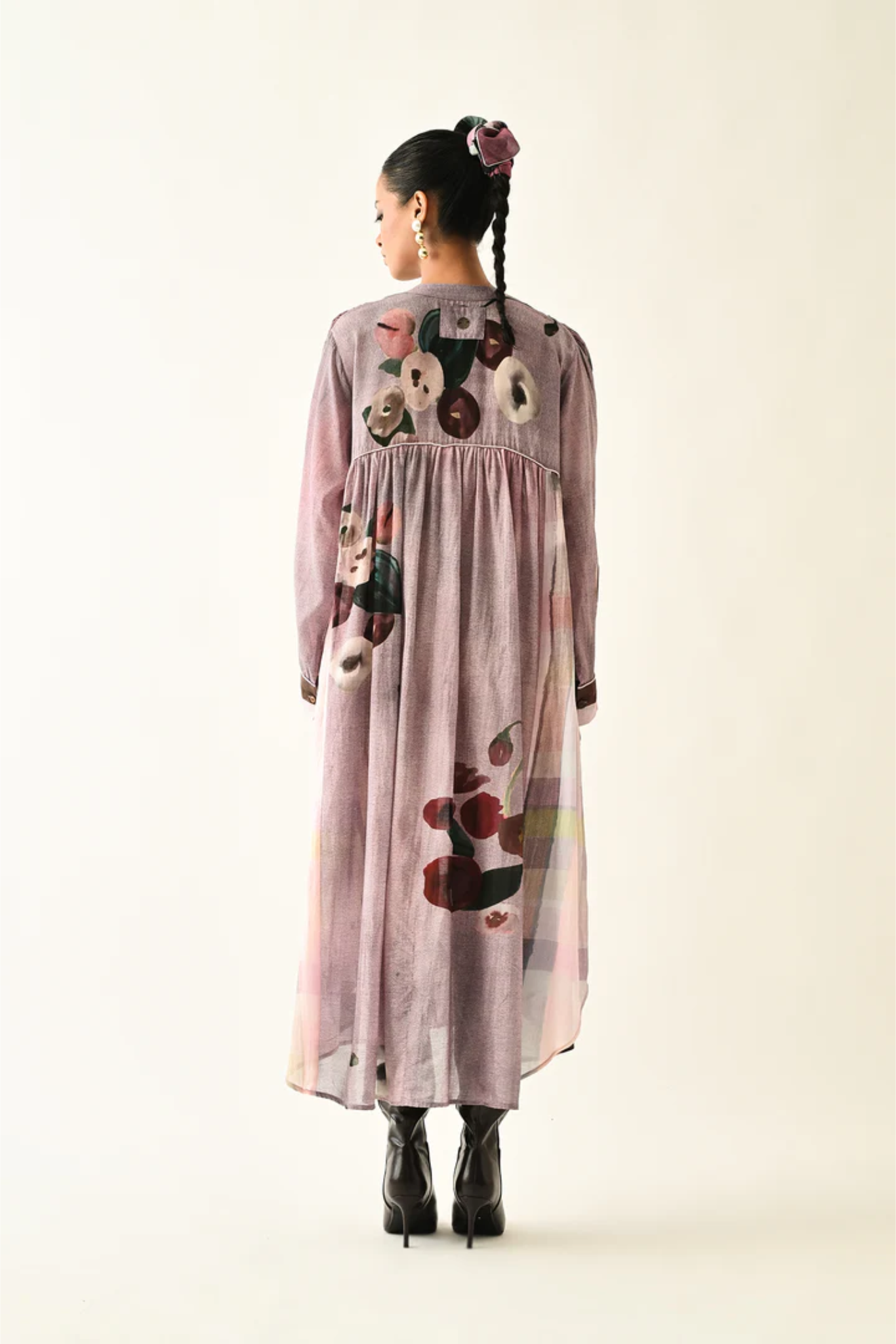 Dusk Pink Thistle Dress