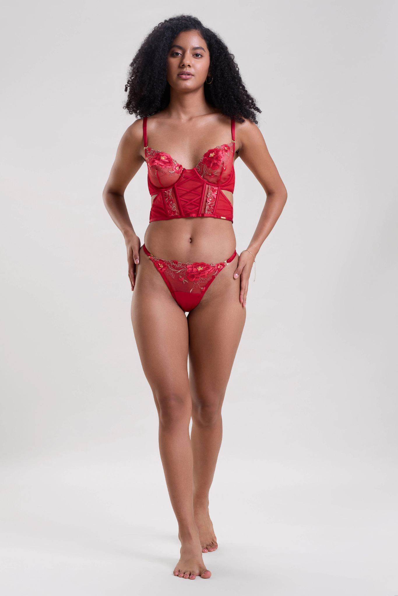Rose Red Lingerie set