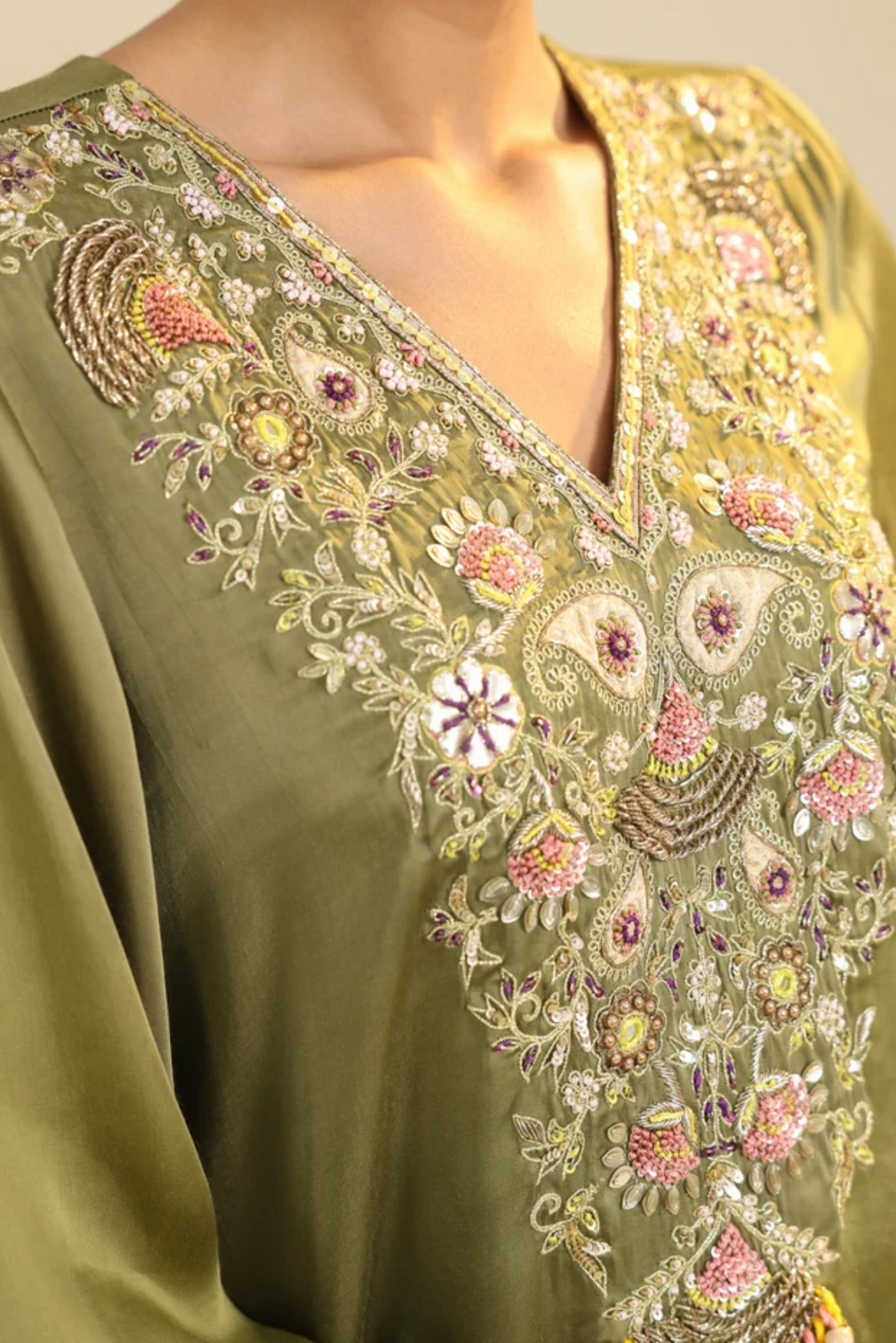 Green Gulrez Co-ord Set