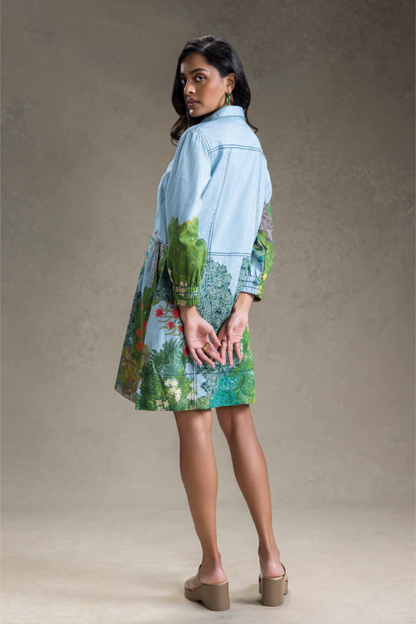 Blume Printed Boxy Dress