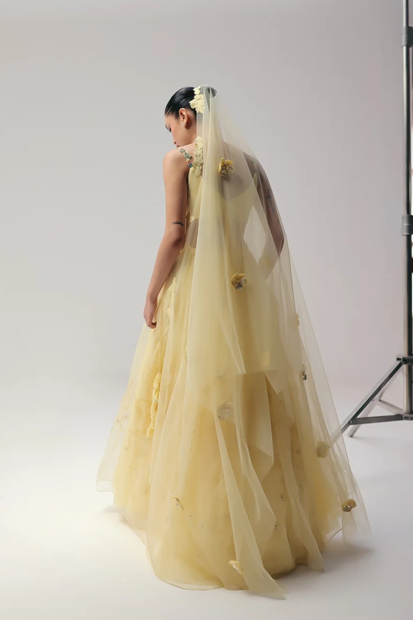 A Yellow Haldi Lehenga