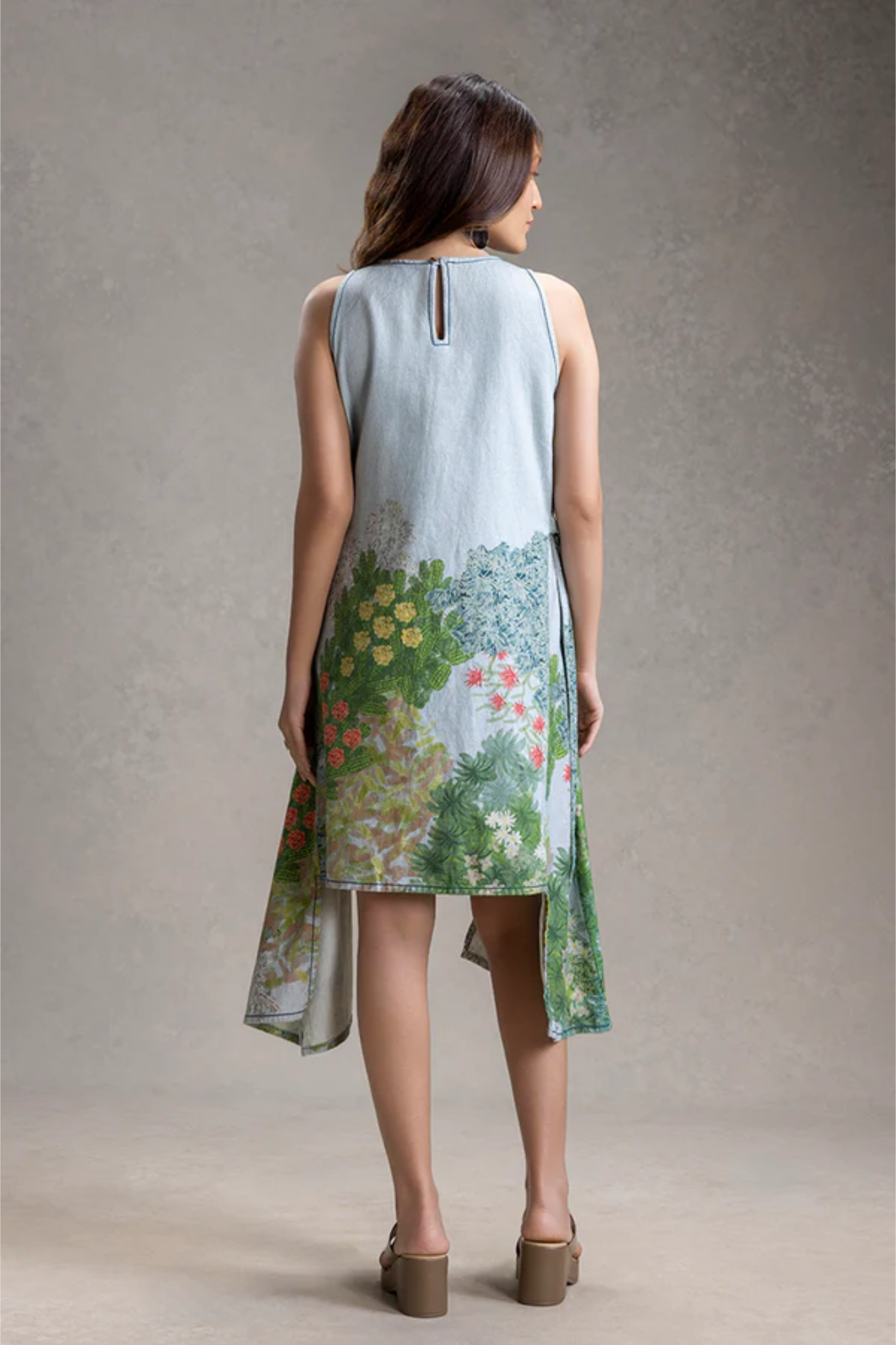 Blume printed Paneled Dress