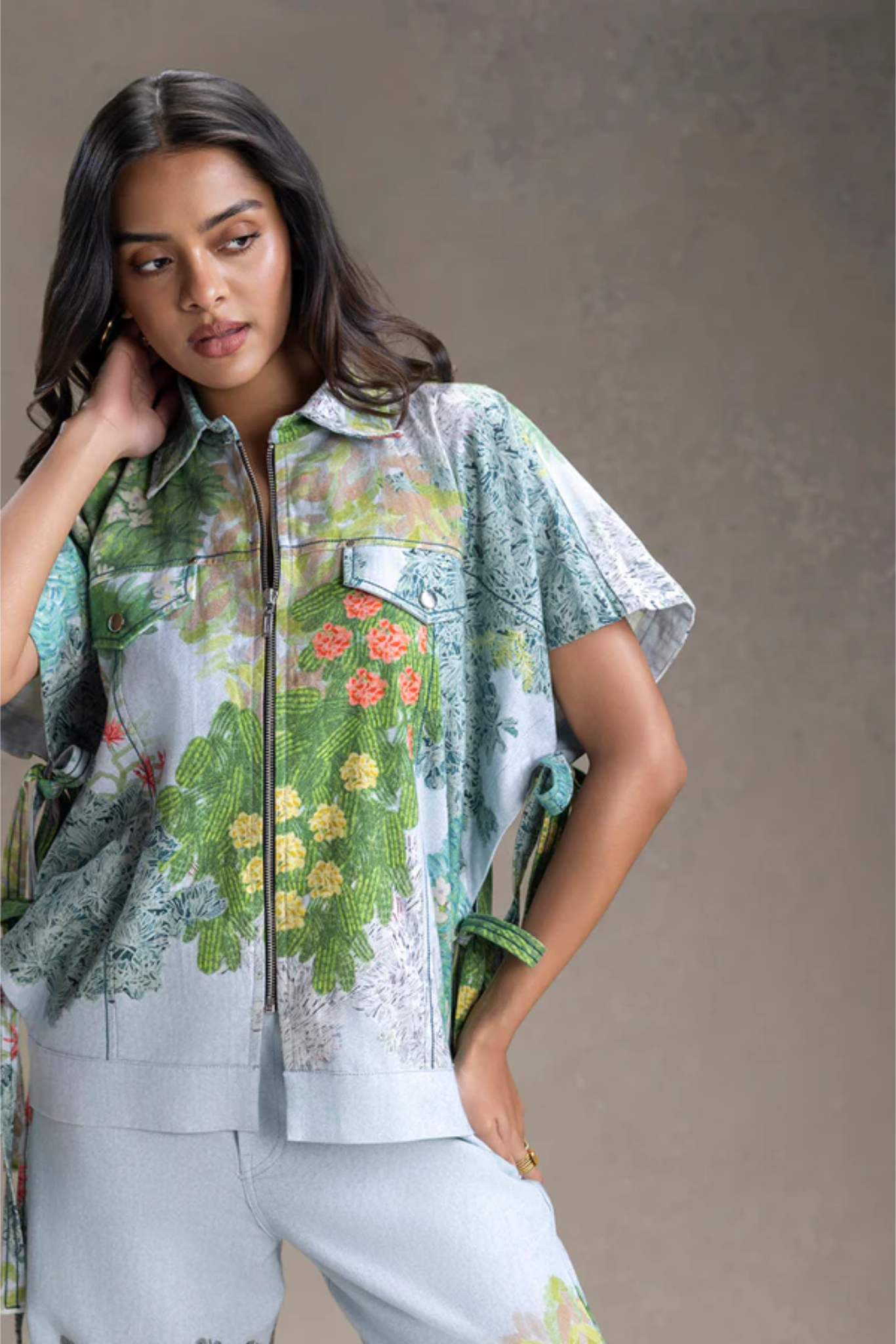Blume Printed Shacket and Pants