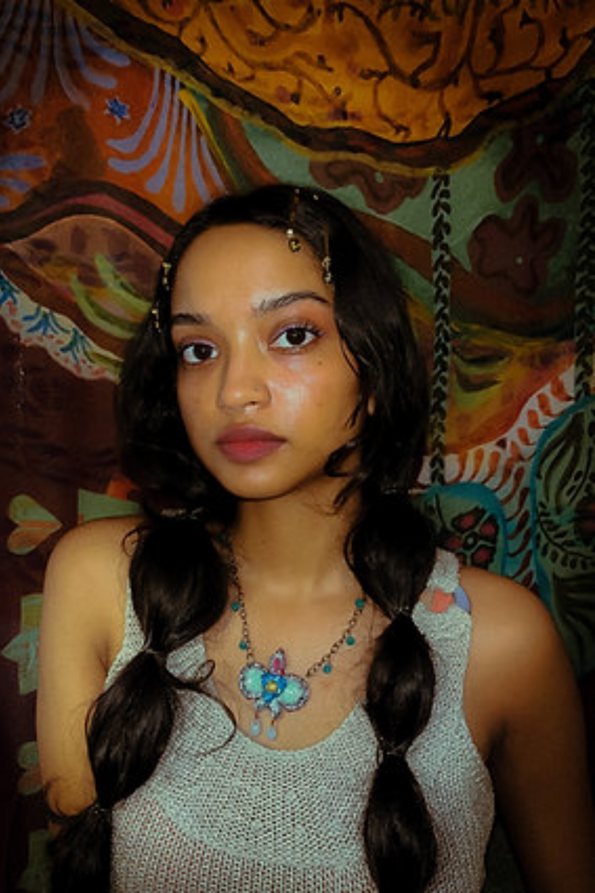 Acid Orchid Necklace