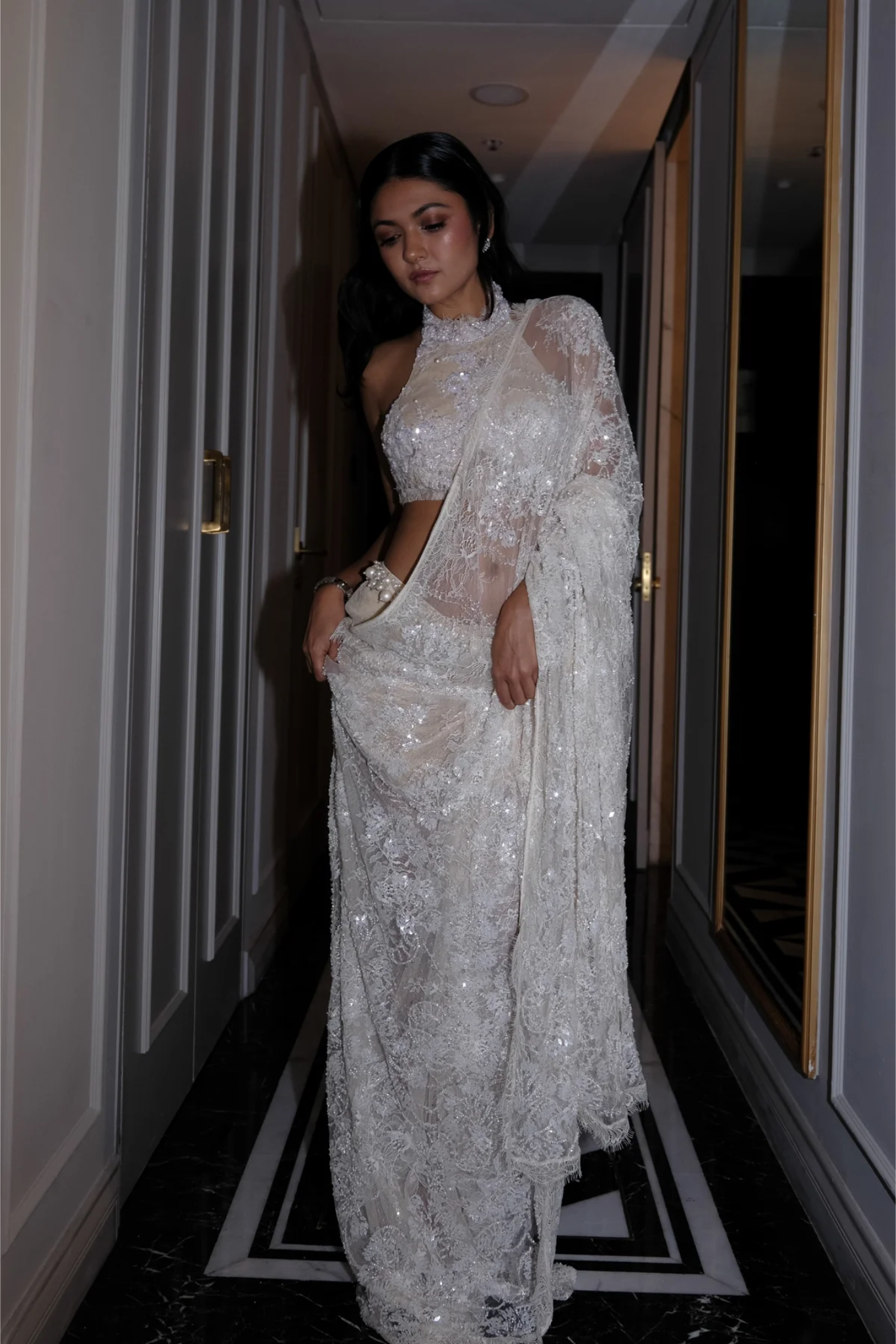 Icing on the Lace Sari
