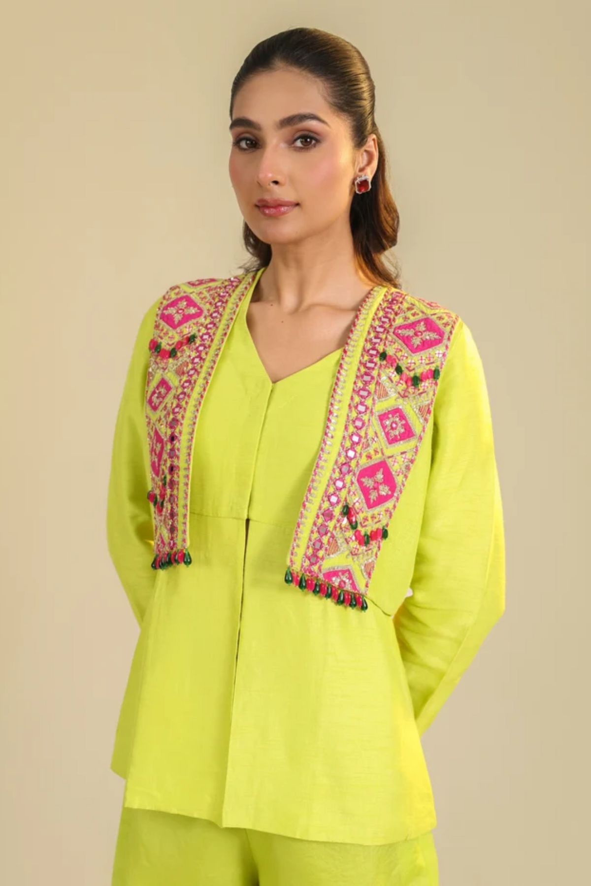 Yellow Hasi Coord Set