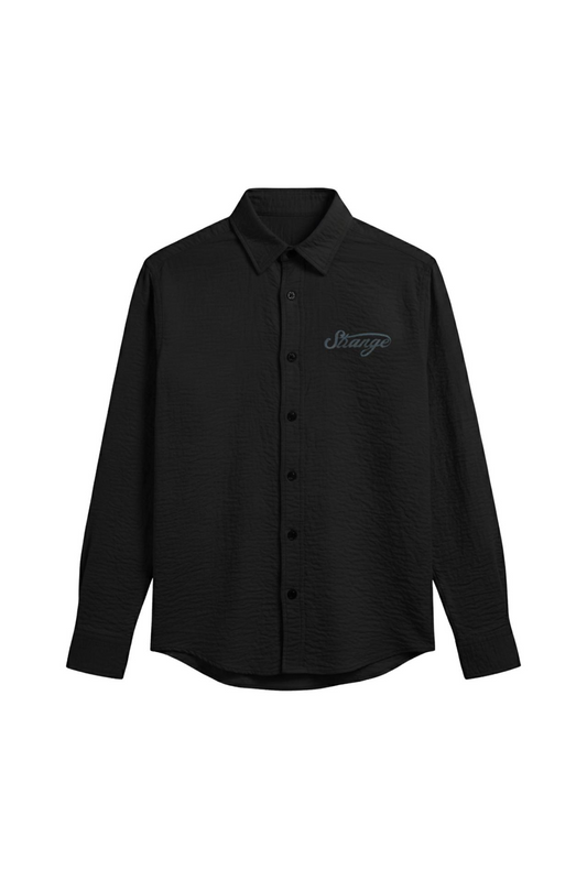 BLACK LINEN SHIRT